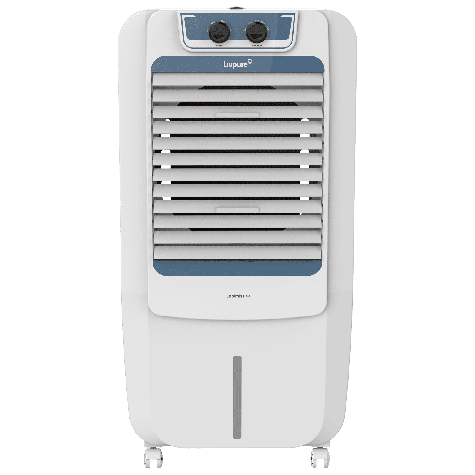 Livpure Coolmist 48 Litres Personal Air Cooler with Inverter Compatible (Thermal Overload Protection, White & Blue) Livpure Coolmist 48 Litres Personal Air Cooler with Inverter Compatible (Thermal Overload Protection, White & Blue)_1