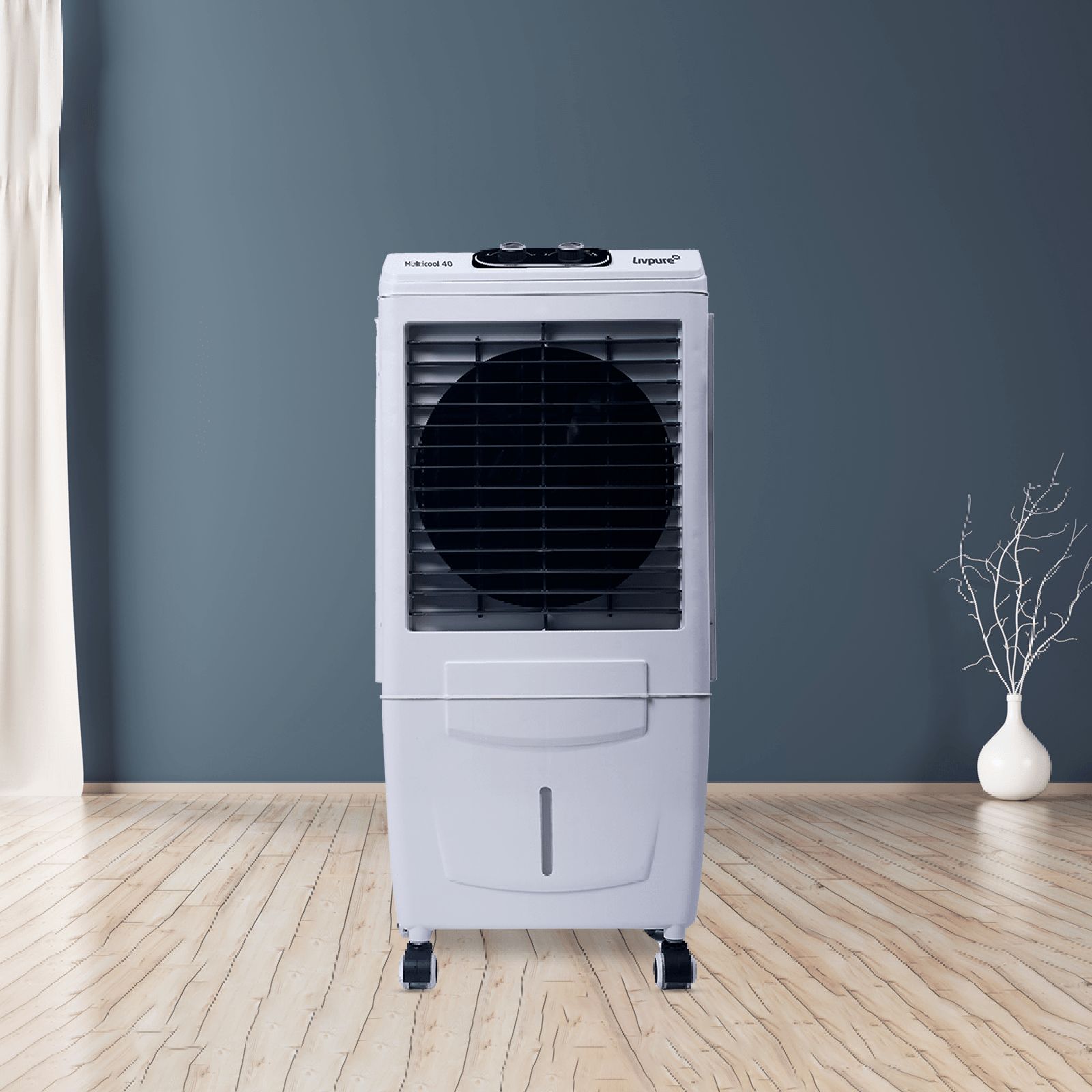 Livpure Multicool 60 Litres Mini Desert Air Cooler with Inverter Compatible (Thermal Overload Protection, White & Grey) Livpure Multicool 60 Litres Mini Desert Air Cooler with Inverter Compatible (Thermal Overload Protection, White & Grey)_12