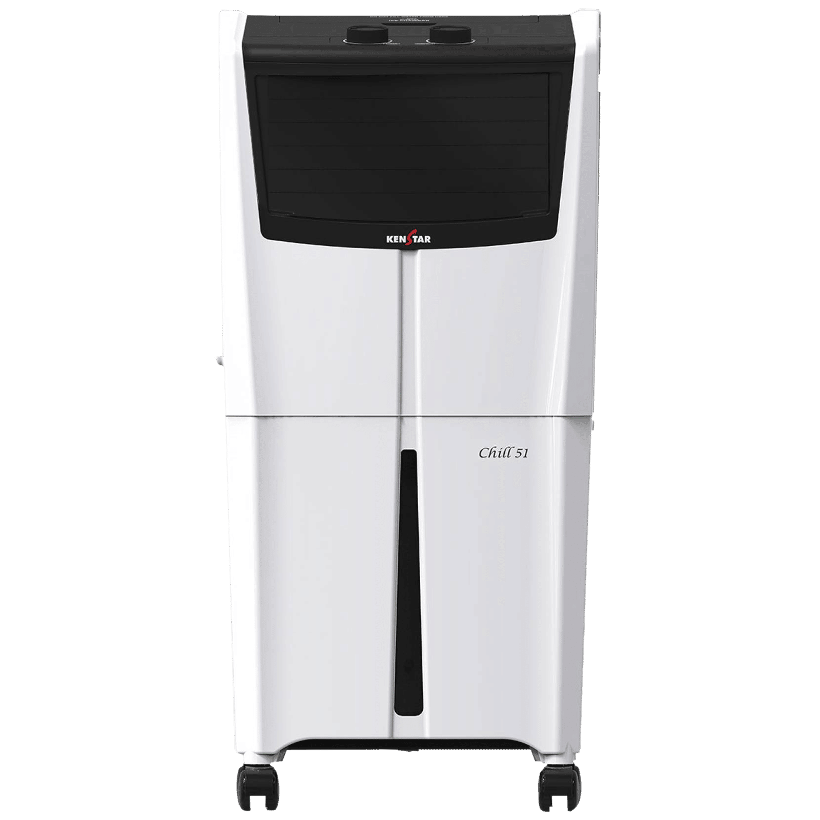 KENSTAR CHILL HC 51 Litres Personal Air Cooler with Quadraflow Technology (Inverter Compatible, Black & White) KENSTAR CHILL HC 51 Litres Personal Air Cooler with Quadraflow Technology (Inverter Compatible, Black & White)_1
