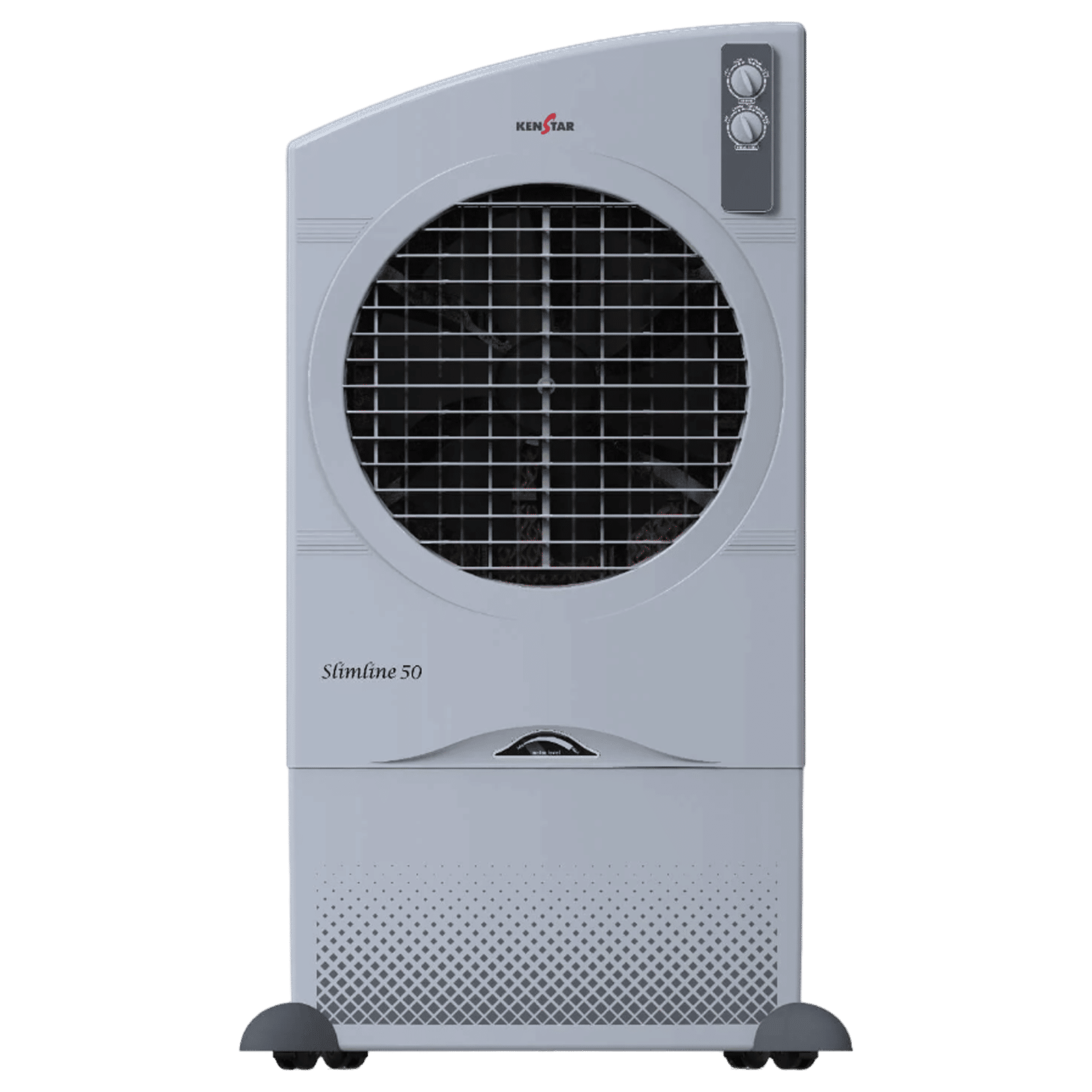 KENSTAR Slimline HC 50 50 Litres Desert Air Cooler with Quadraflow Technology (Honeycomb Cooling Pads, Light Grey) KENSTAR Slimline HC 50 50 Litres Desert Air Cooler with Quadraflow Technology (Honeycomb Cooling Pads, Light Grey)_1