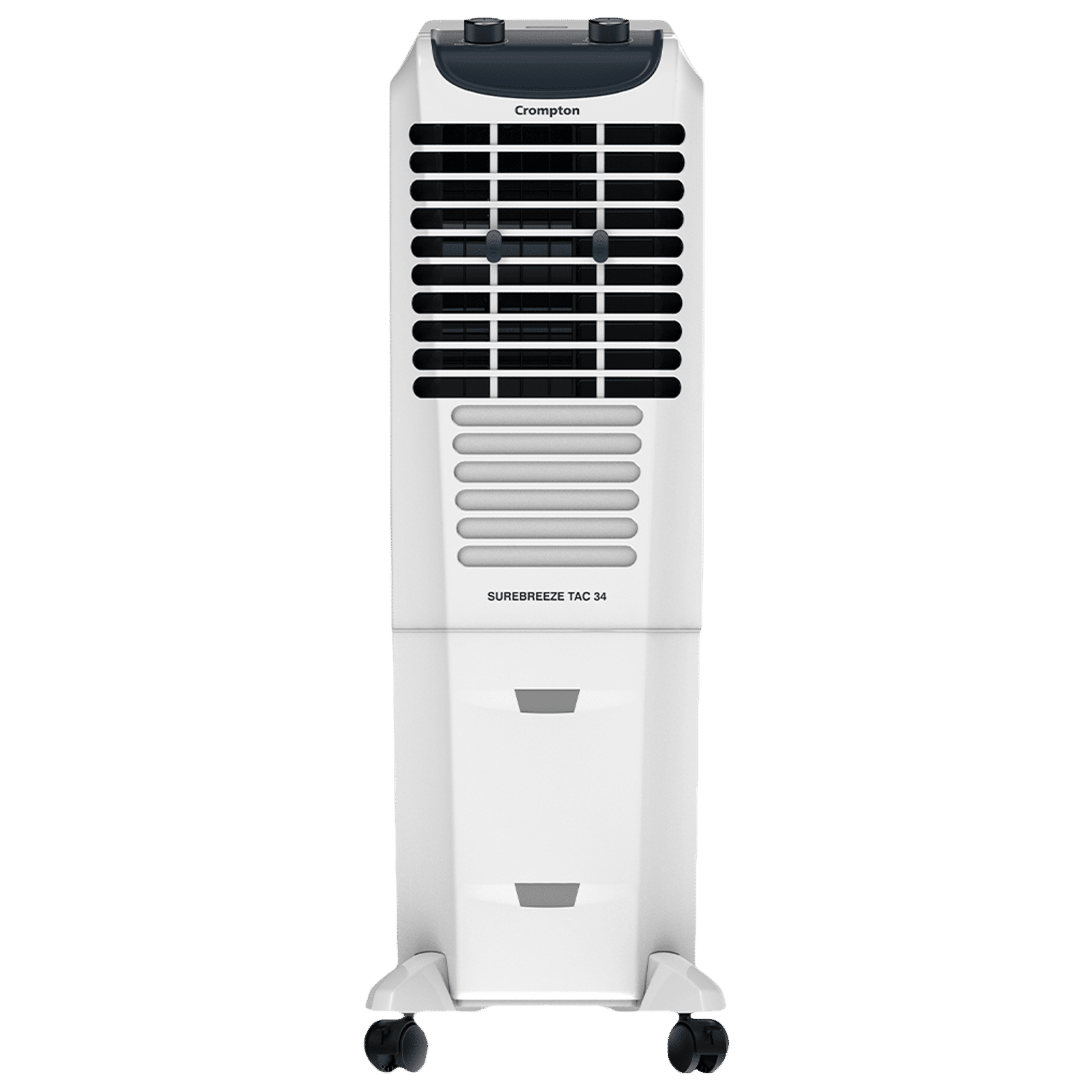 Crompton Surebreeze 34 Litres Tower Air Cooler with Overload Protection (4 Way Air Deflection, White & Black) Crompton Surebreeze 34 Litres Tower Air Cooler with Overload Protection (4 Way Air Deflection, White & Black)_1