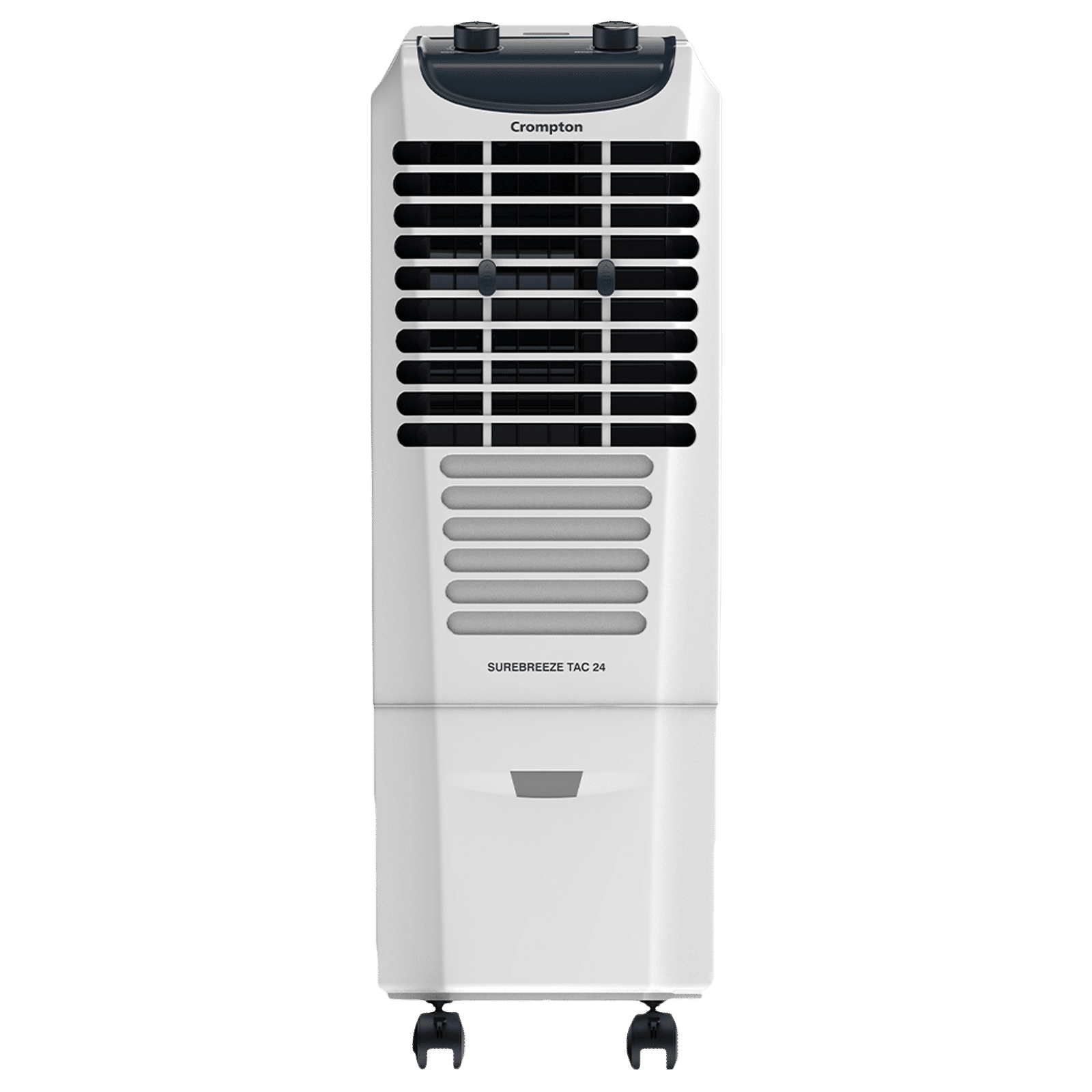 Crompton Surebreeze 24 Litres Tower Air Cooler with Overload Protection (4-Way Air Deflection, White & Black) Crompton Surebreeze 24 Litres Tower Air Cooler with Overload Protection (4-Way Air Deflection, White & Black)_1