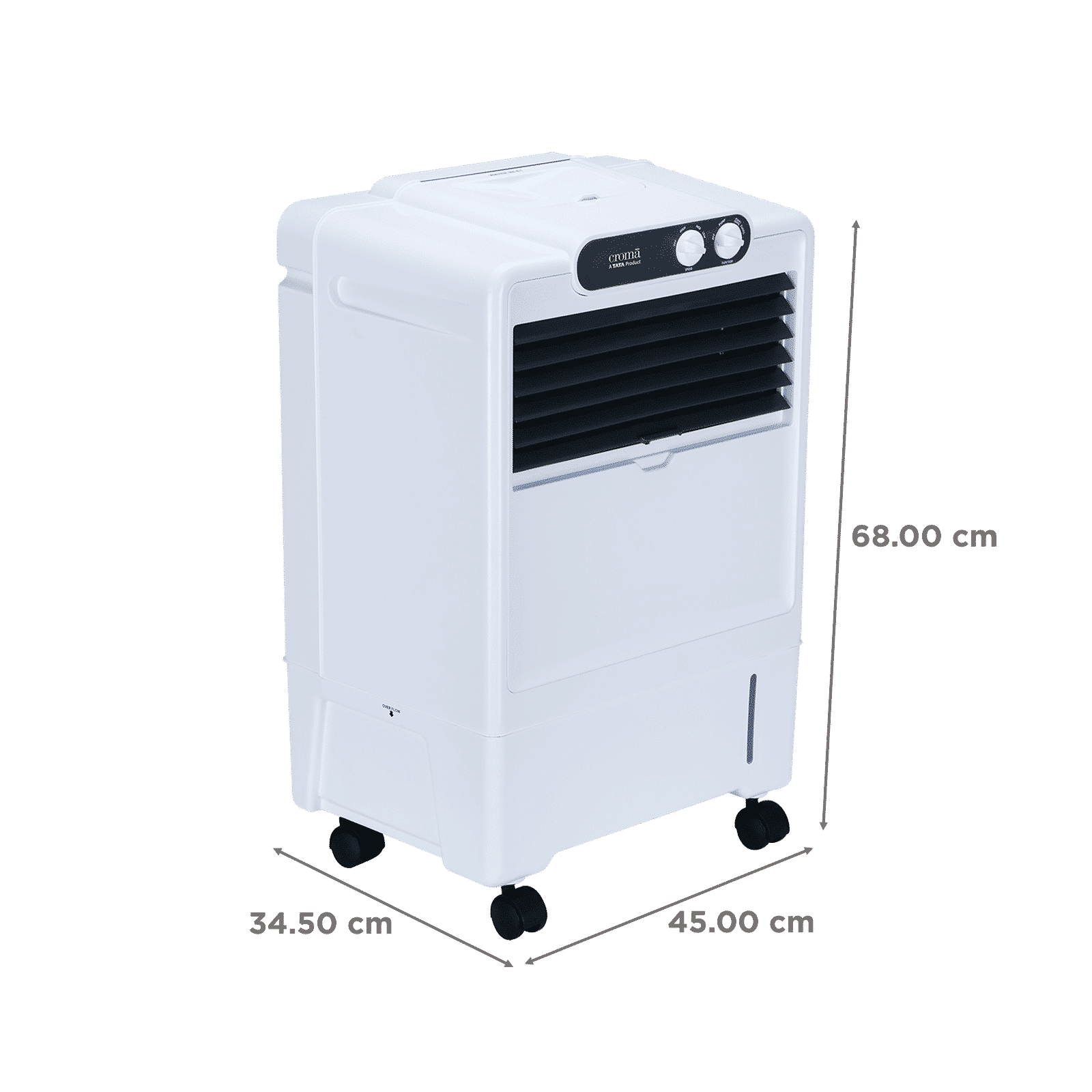 Croma 18 Litres Personal Air Cooler with Inverter Compatible (Anti Bacterial Honey Comb Pads, White)_2