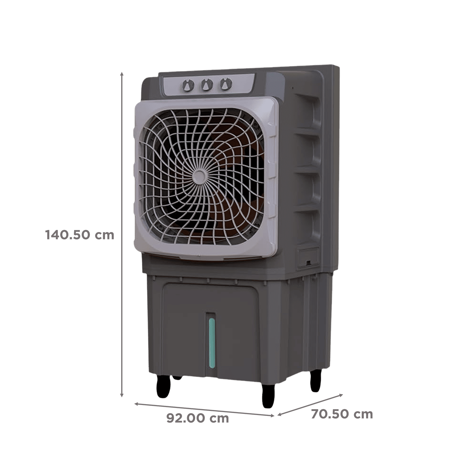 BAJAJ XForce 135 Litres Desert Air Cooler with Semi-Commercial Cooler (DuraMarine Pump, Gray) BAJAJ XForce 135 Litres Desert Air Cooler with Semi-Commercial Cooler (DuraMarine Pump, Gray)_2