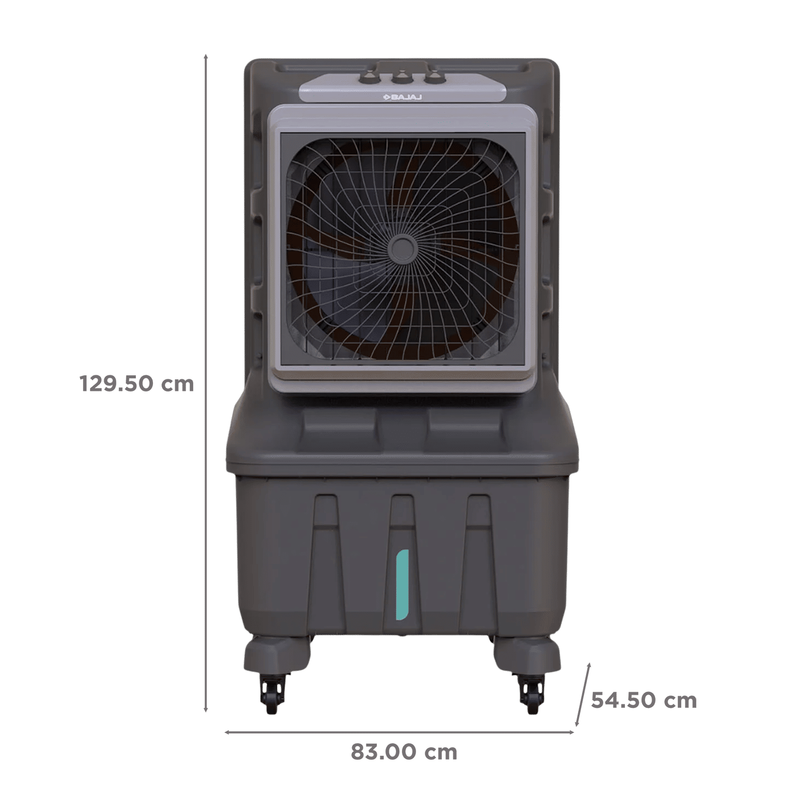 BAJAJ XForce 100 Litres Desert Air Cooler with DuraMarine Pump (3 Speed Control, Grey) BAJAJ XForce 100 Litres Desert Air Cooler with DuraMarine Pump (3 Speed Control, Grey)_3