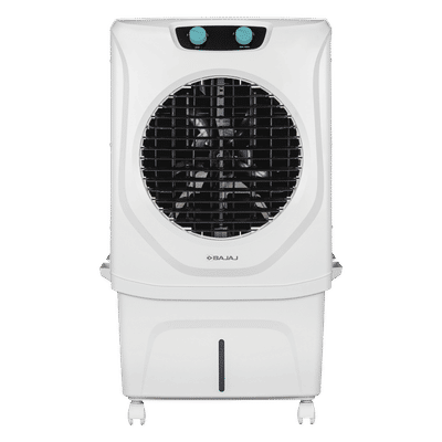 BAJAJ Shield Series 70 Litres Desert Air Cooler with Turbo Fan (DuraTuff PRO Motor, White)