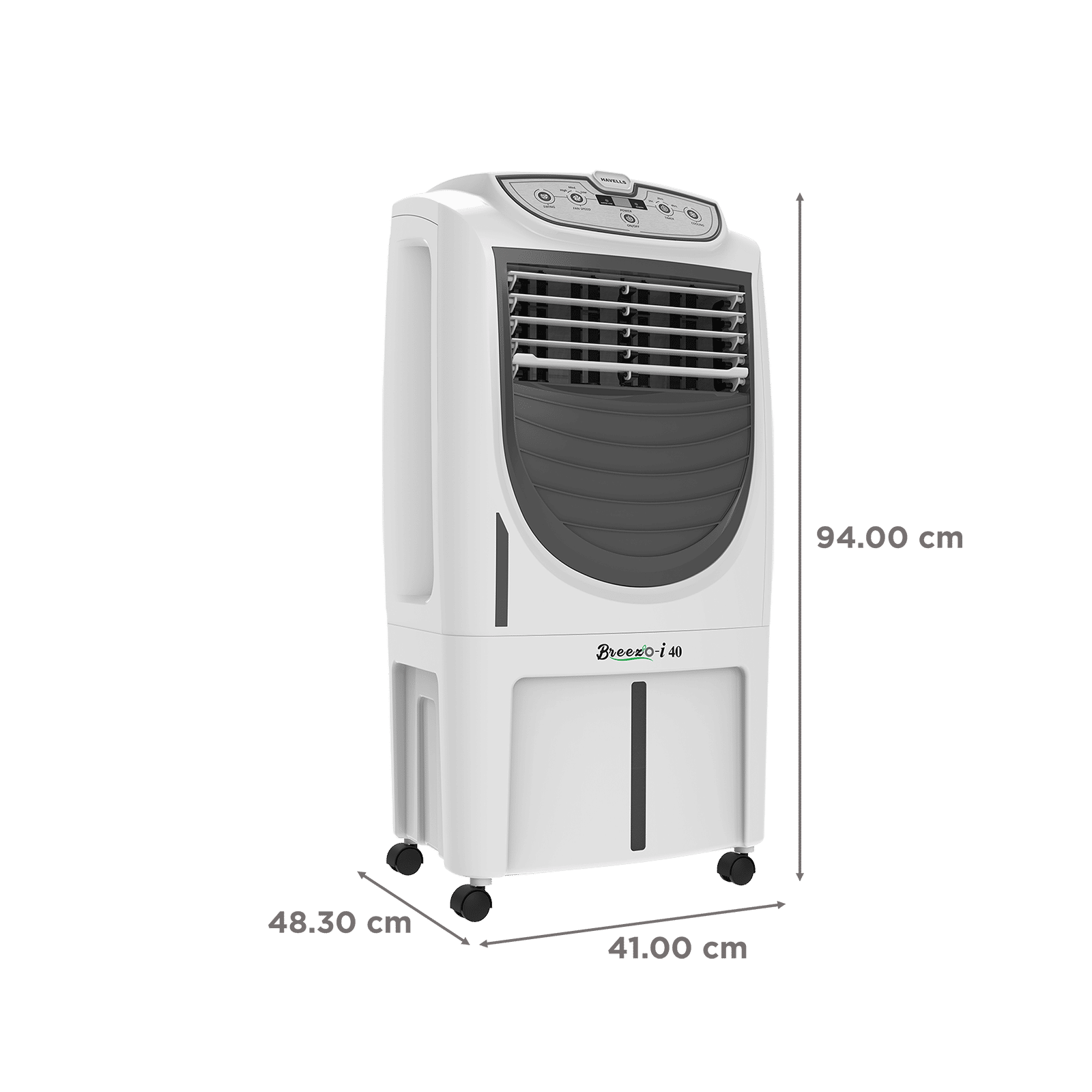 HAVELLS Breezo 40 Litres Personal Air Cooler with Breatheezee Technology (Dust Filter Net, White & Grey) HAVELLS Breezo 40 Litres Personal Air Cooler with Breatheezee Technology (Dust Filter Net, White & Grey)_2