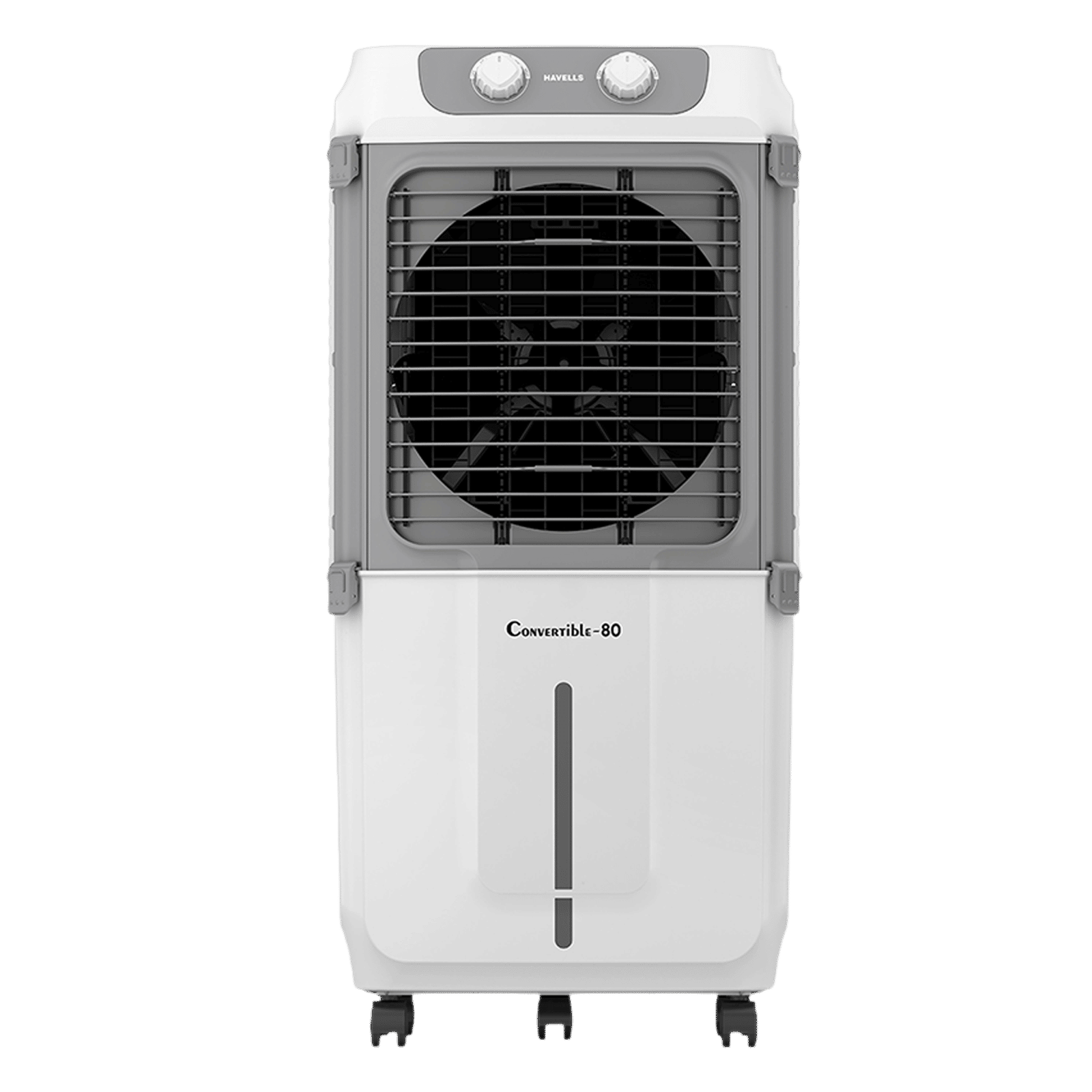 HAVELLS Convertible 80 Litres Desert Air Cooler with Metal Blade Fan (Powerful Air Delivery, White & Grey) HAVELLS Convertible 80 Litres Desert Air Cooler with Metal Blade Fan (Powerful Air Delivery, White & Grey)_1