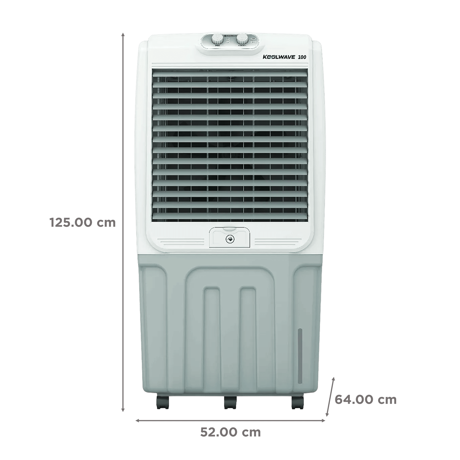 HAVELLS KoolWave 100 Litres Desert Air Cooler with Thermal Overload Protection (Inverter Compatible, White & Grey) HAVELLS KoolWave 100 Litres Desert Air Cooler with Thermal Overload Protection (Inverter Compatible, White & Grey)_2