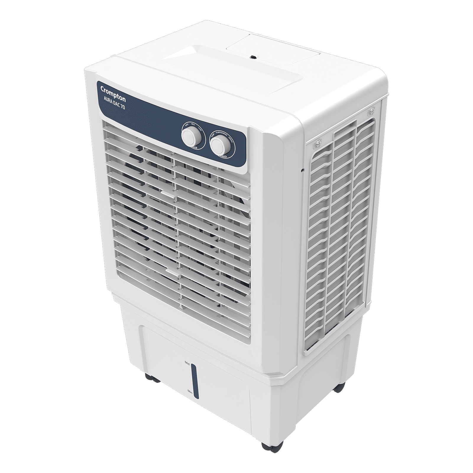 Crompton Aura 70 Litres Desert Air Cooler with Everlast Pump (Collasible Louvers, Indian Ink & While) Crompton Aura 70 Litres Desert Air Cooler with Everlast Pump (Collasible Louvers, Indian Ink & While)_7
