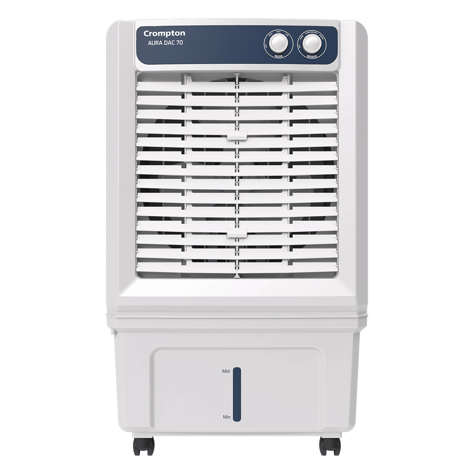 Crompton Aura 70 Litres Desert Air Cooler with Everlast Pump (Collasible Louvers, Indian Ink & While) Crompton Aura 70 Litres Desert Air Cooler with Everlast Pump (Collasible Louvers, Indian Ink & While)_8