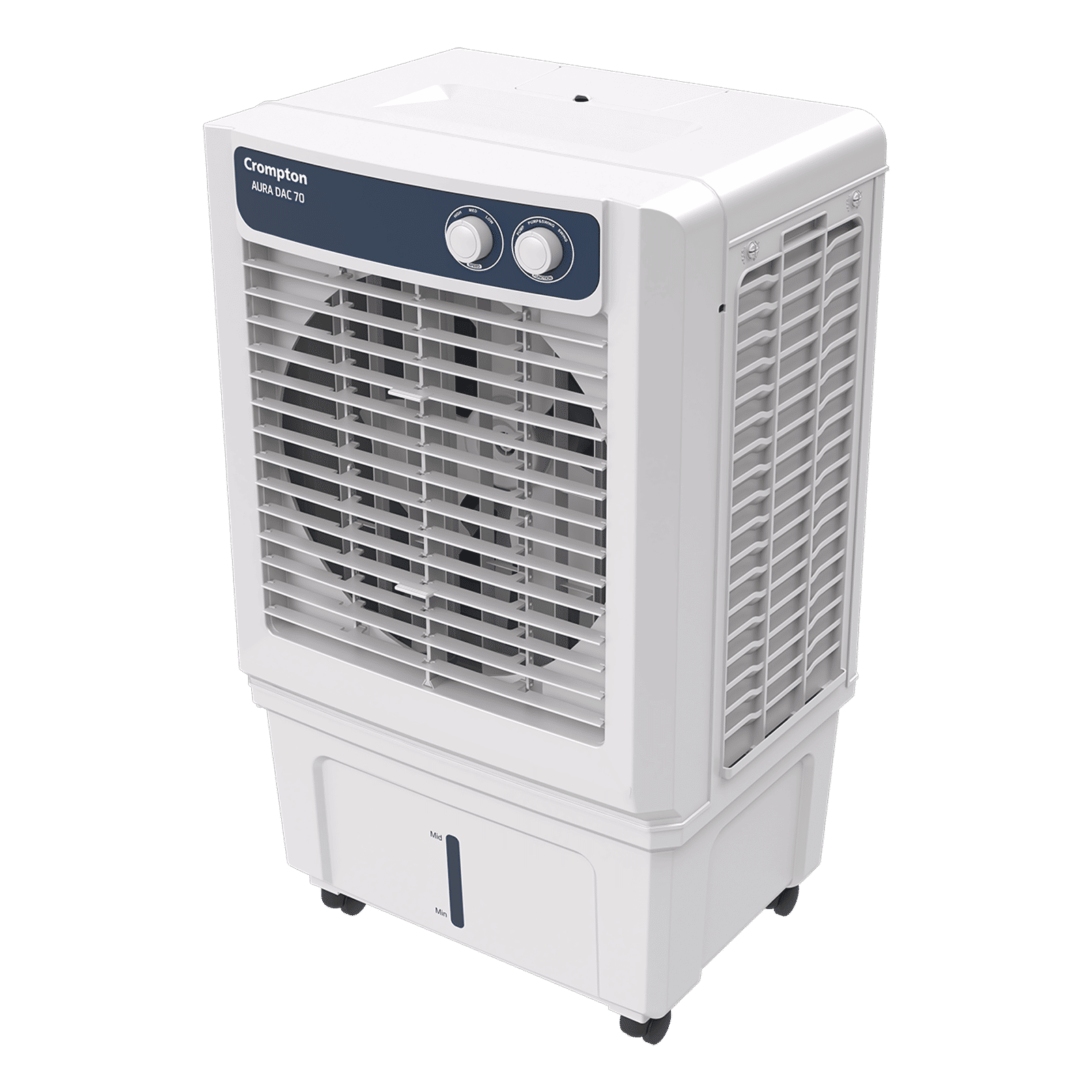 Crompton Aura 70 Litres Desert Air Cooler with Everlast Pump (Collasible Louvers, Indian Ink & While) Crompton Aura 70 Litres Desert Air Cooler with Everlast Pump (Collasible Louvers, Indian Ink & While)_9