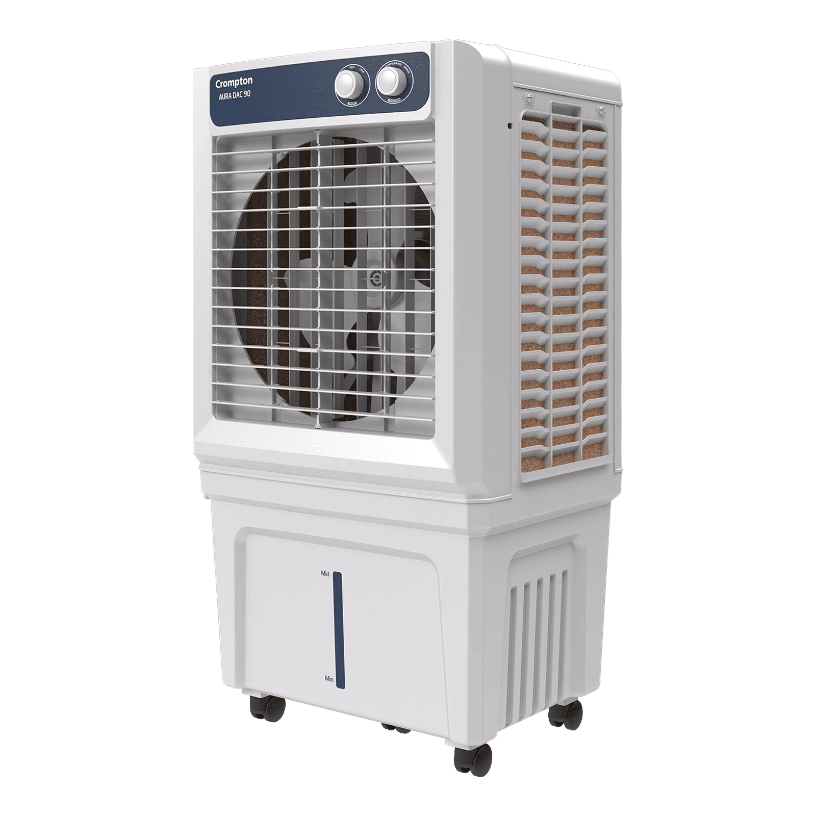 Crompton Aura 90 Litres Desert Air Cooler with Everlast Pump (Collasible Louvers, Indian Ink & While) Crompton Aura 90 Litres Desert Air Cooler with Everlast Pump (Collasible Louvers, Indian Ink & While)_5