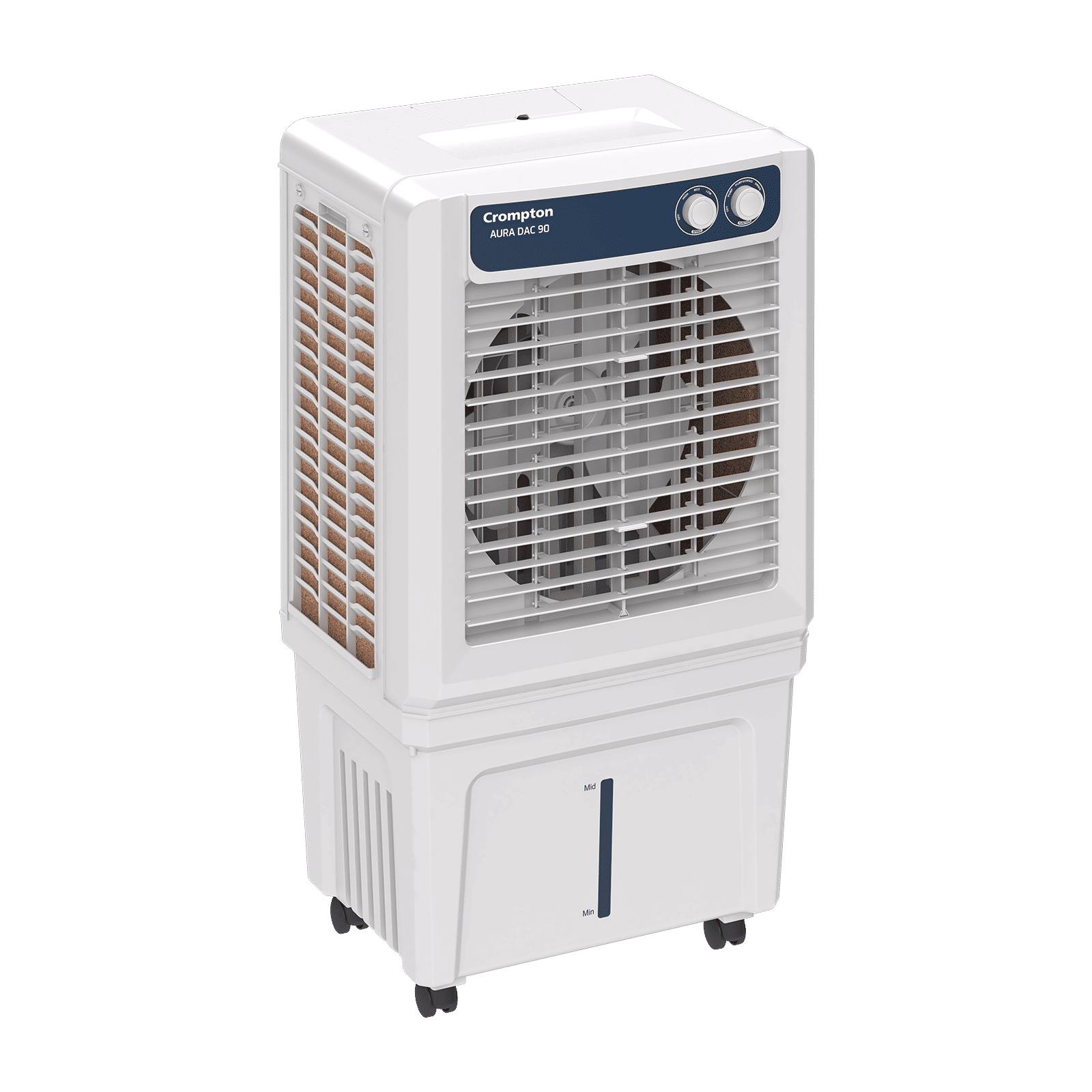Crompton Aura 90 Litres Desert Air Cooler with Everlast Pump (Collasible Louvers, Indian Ink & While) Crompton Aura 90 Litres Desert Air Cooler with Everlast Pump (Collasible Louvers, Indian Ink & While)_6