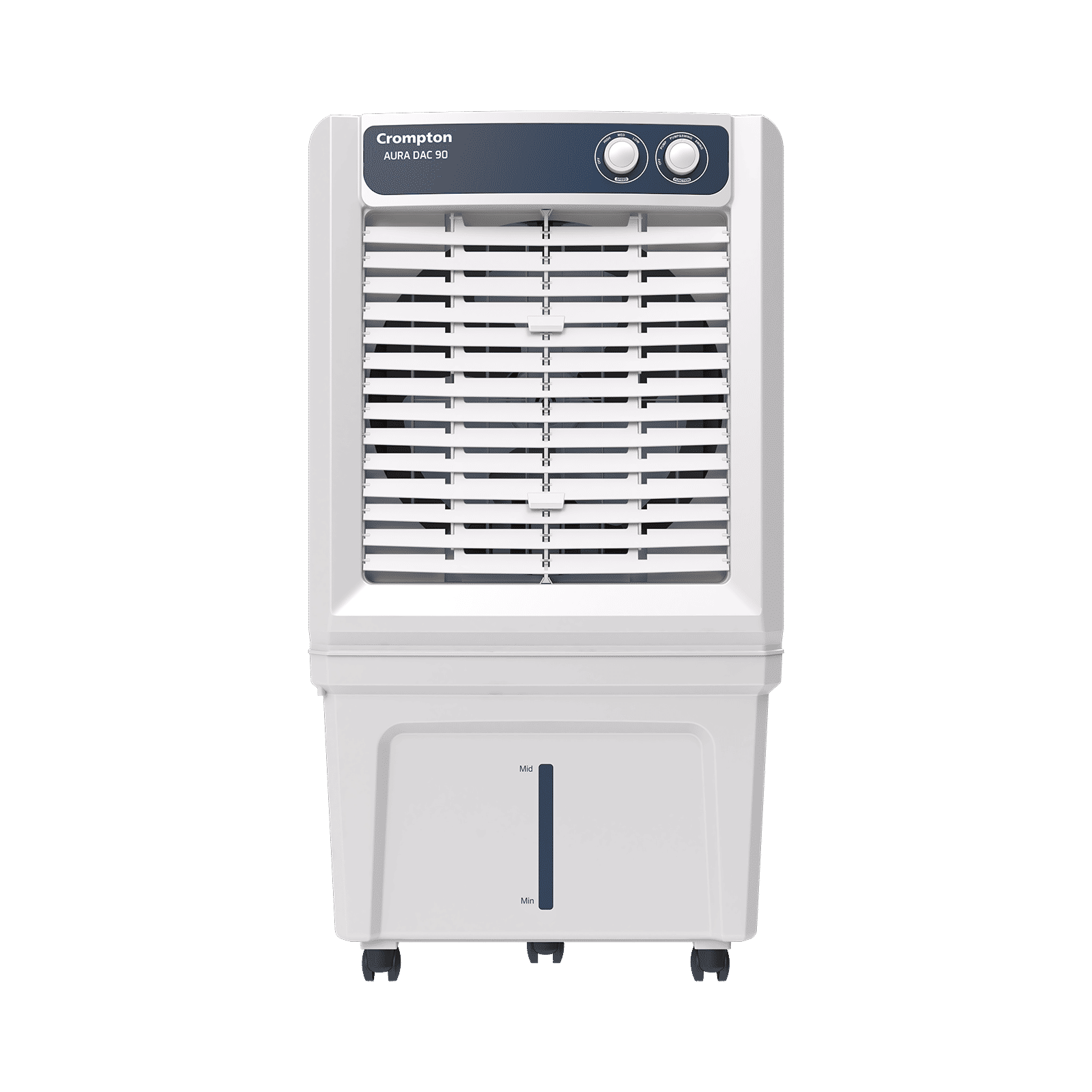 Crompton Aura 90 Litres Desert Air Cooler with Everlast Pump (Collasible Louvers, Indian Ink & While) Crompton Aura 90 Litres Desert Air Cooler with Everlast Pump (Collasible Louvers, Indian Ink & While)_8