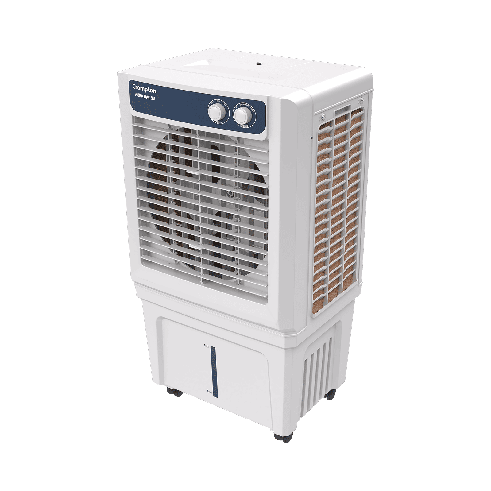 Crompton Aura 90 Litres Desert Air Cooler with Everlast Pump (Collasible Louvers, Indian Ink & While) Crompton Aura 90 Litres Desert Air Cooler with Everlast Pump (Collasible Louvers, Indian Ink & While)_9