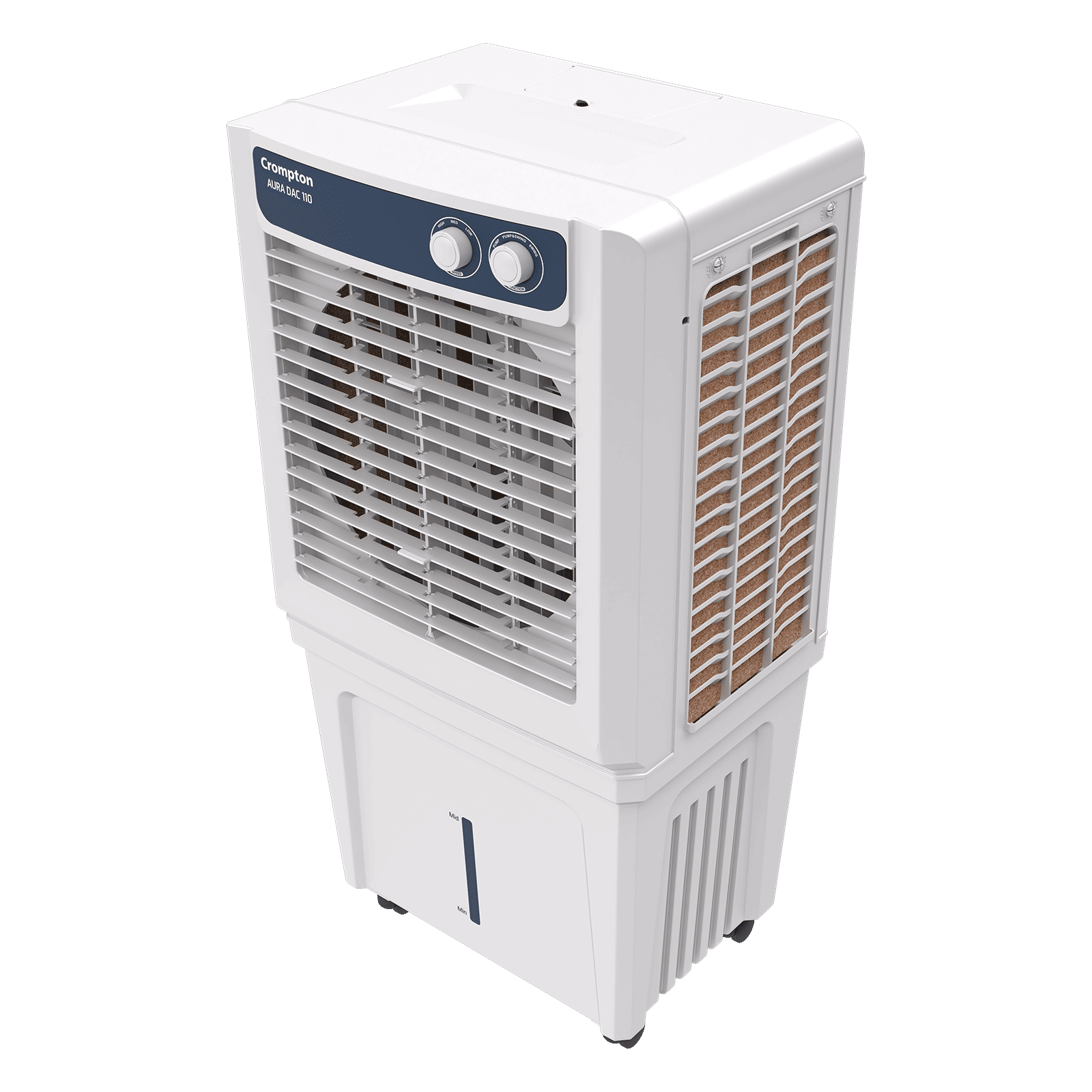 Crompton Aura 110 Litres Desert Air Cooler with Everlast Pump (Collasible Louvers, Indian Ink & While) Crompton Aura 110 Litres Desert Air Cooler with Everlast Pump (Collasible Louvers, Indian Ink & While)_9