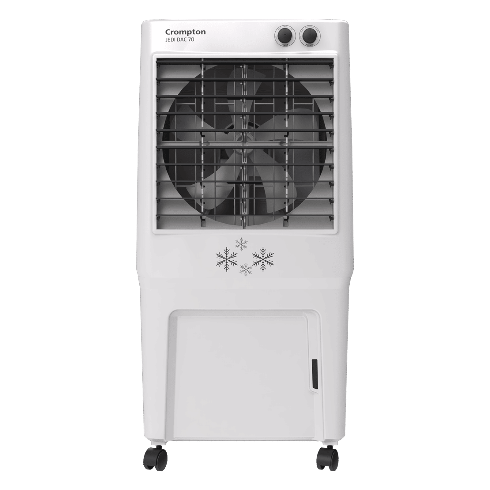 Crompton Jedi 70 Litres Desert Air Cooler with Everlast Pump (Fully Collasible Louvers, Black & White) Crompton Jedi 70 Litres Desert Air Cooler with Everlast Pump (Fully Collasible Louvers, Black & White)_1
