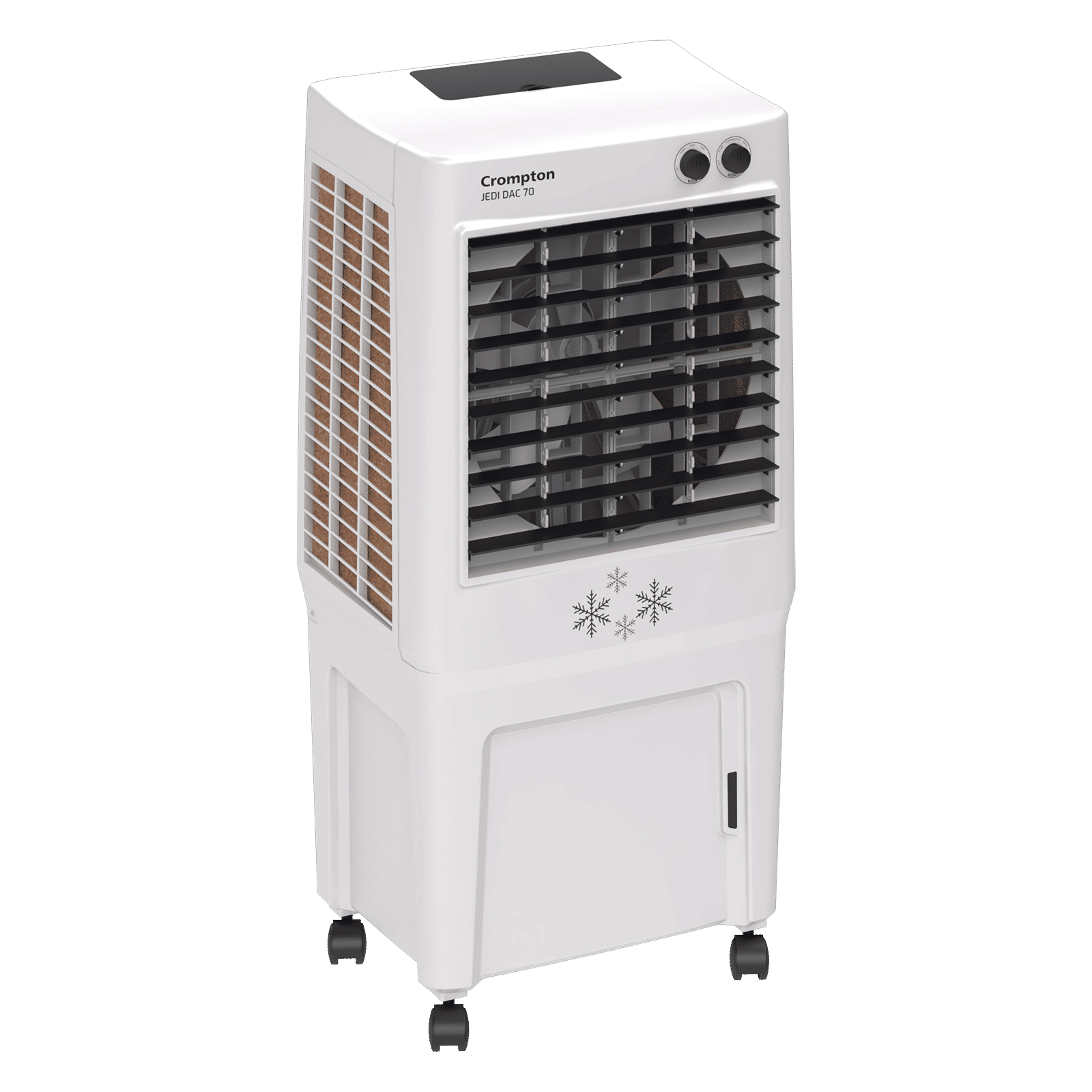 Crompton Jedi 70 Litres Desert Air Cooler with Everlast Pump (Fully Collasible Louvers, Black & White) Crompton Jedi 70 Litres Desert Air Cooler with Everlast Pump (Fully Collasible Louvers, Black & White)_6