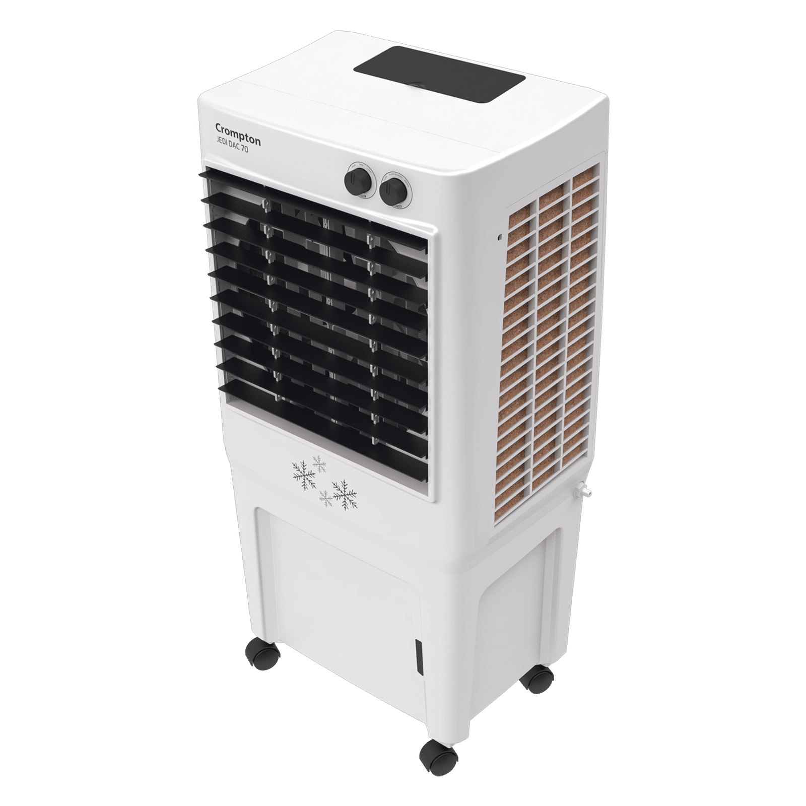 Crompton Jedi 70 Litres Desert Air Cooler with Everlast Pump (Fully Collasible Louvers, Black & White) Crompton Jedi 70 Litres Desert Air Cooler with Everlast Pump (Fully Collasible Louvers, Black & White)_7