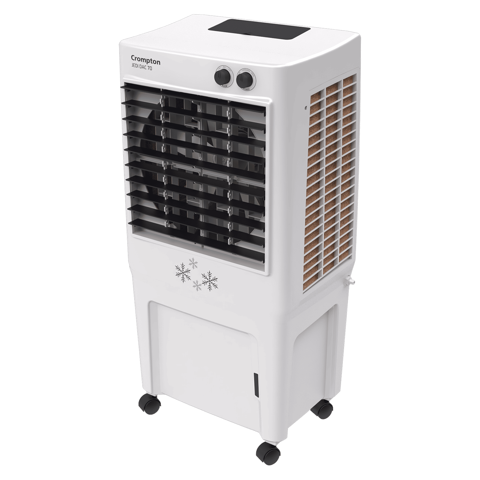 Crompton Jedi 70 Litres Desert Air Cooler with Everlast Pump (Fully Collasible Louvers, Black & White) Crompton Jedi 70 Litres Desert Air Cooler with Everlast Pump (Fully Collasible Louvers, Black & White)_9