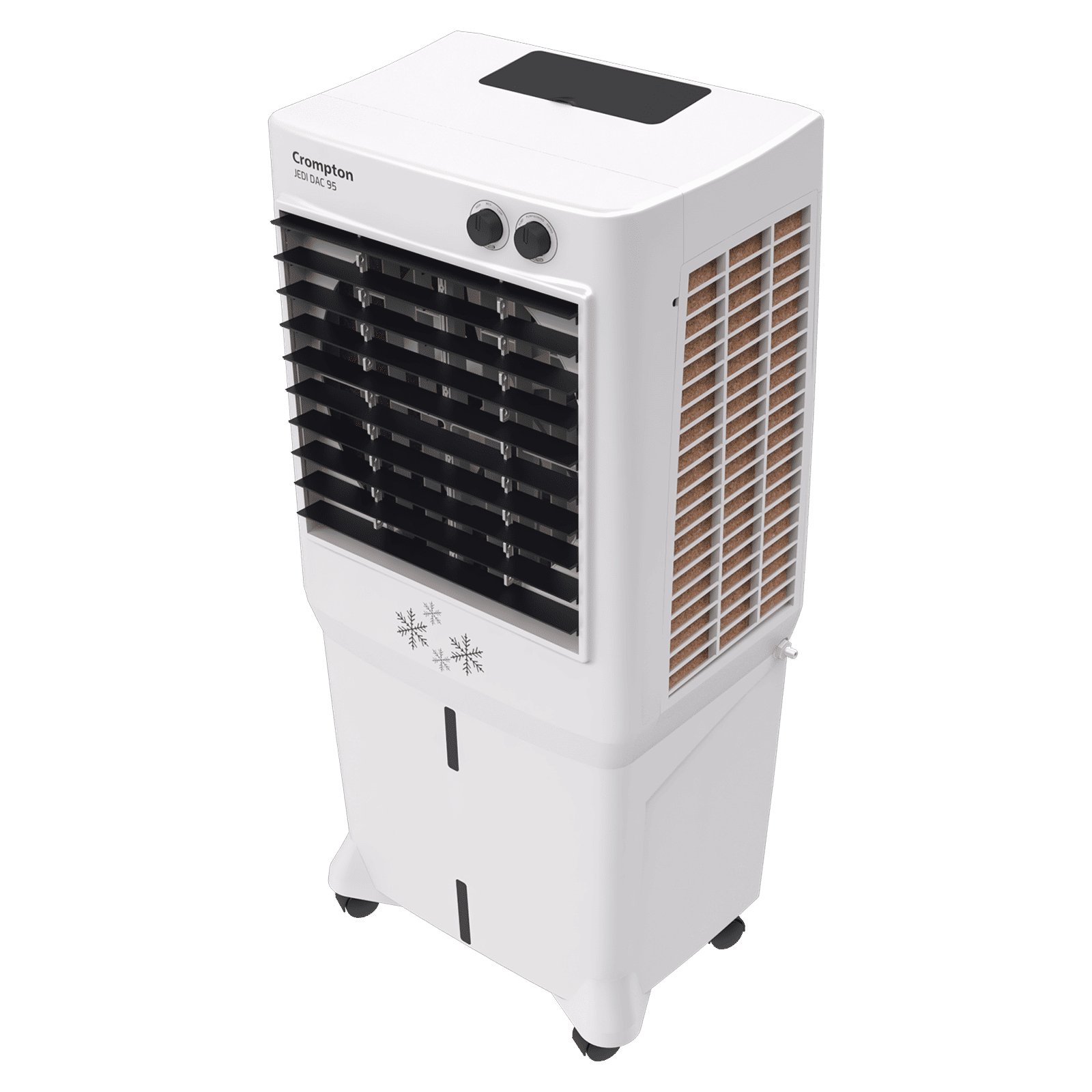 Crompton Jedi 95 Litres Desert Air Cooler with Everlast Pump (Fully Collasible Louvers, Black & White)_7