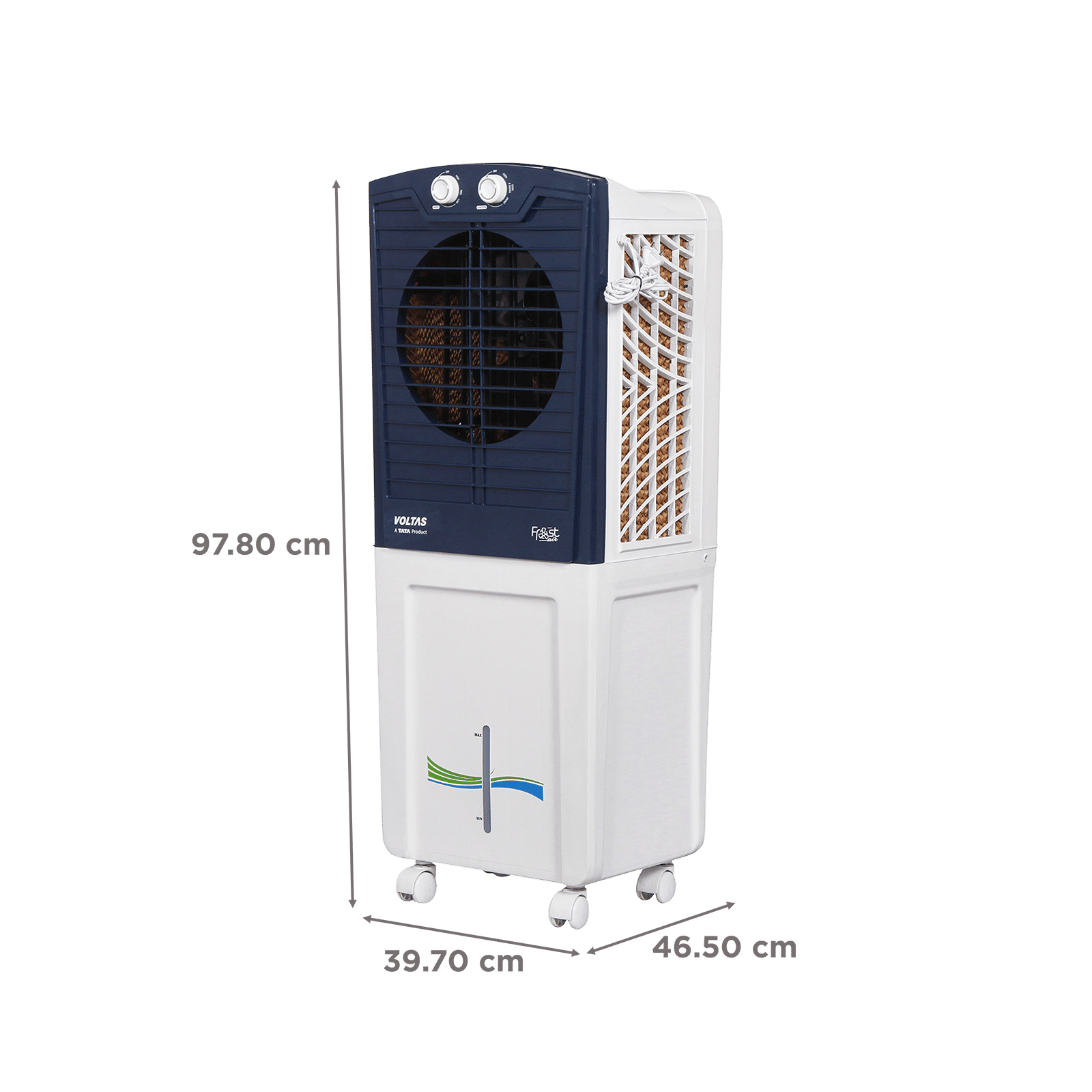 VOLTAS Frost Air 45 Litres Personal Air Cooler with Thermal Overload Protection (3 Speed Control, Oxford Blue) VOLTAS Frost Air 45 Litres Personal Air Cooler with Thermal Overload Protection (3 Speed Control, Oxford Blue)_2