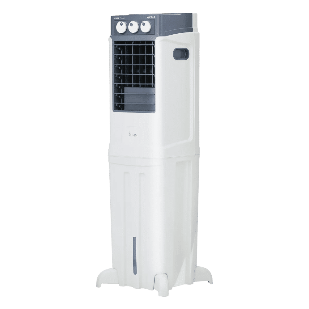 VOLTAS Slimm 35 Litres Tower Air Cooler with Ice Chamber (Auto Swing, White & Grey) VOLTAS Slimm 35 Litres Tower Air Cooler with Ice Chamber (Auto Swing, White & Grey)_6