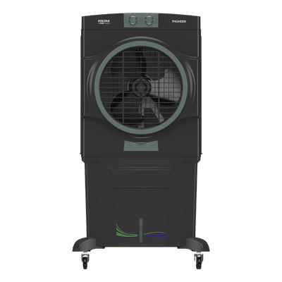 VOLTAS Thunder 85 Litres Desert Air Cooler with Thermal Overload Protection (3 Speed Control, Dark Grey)