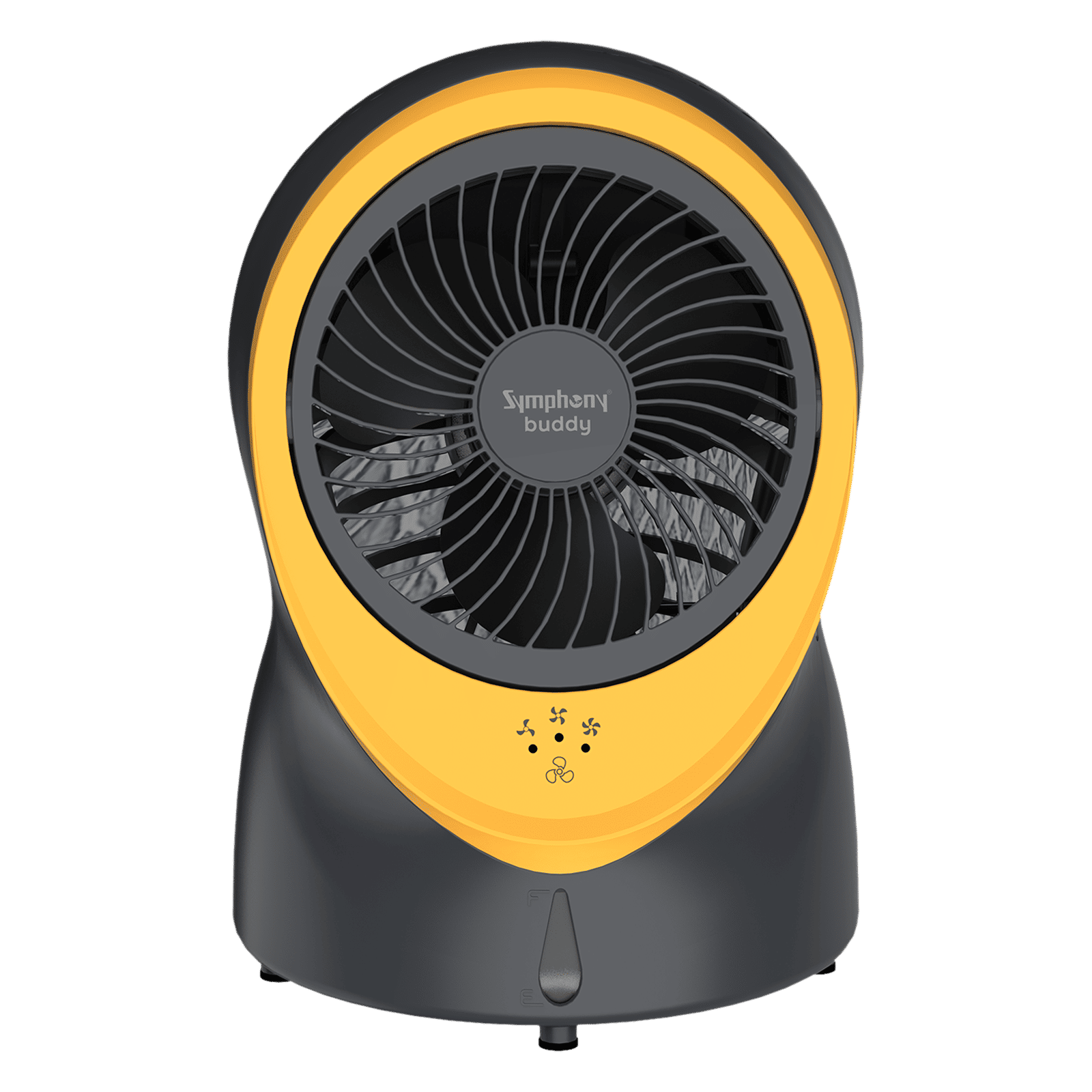 Symphony Buddy 1 Litre Personal Air Cooler with Whisper Quiet Operation (Touch Control, Yellow)_1