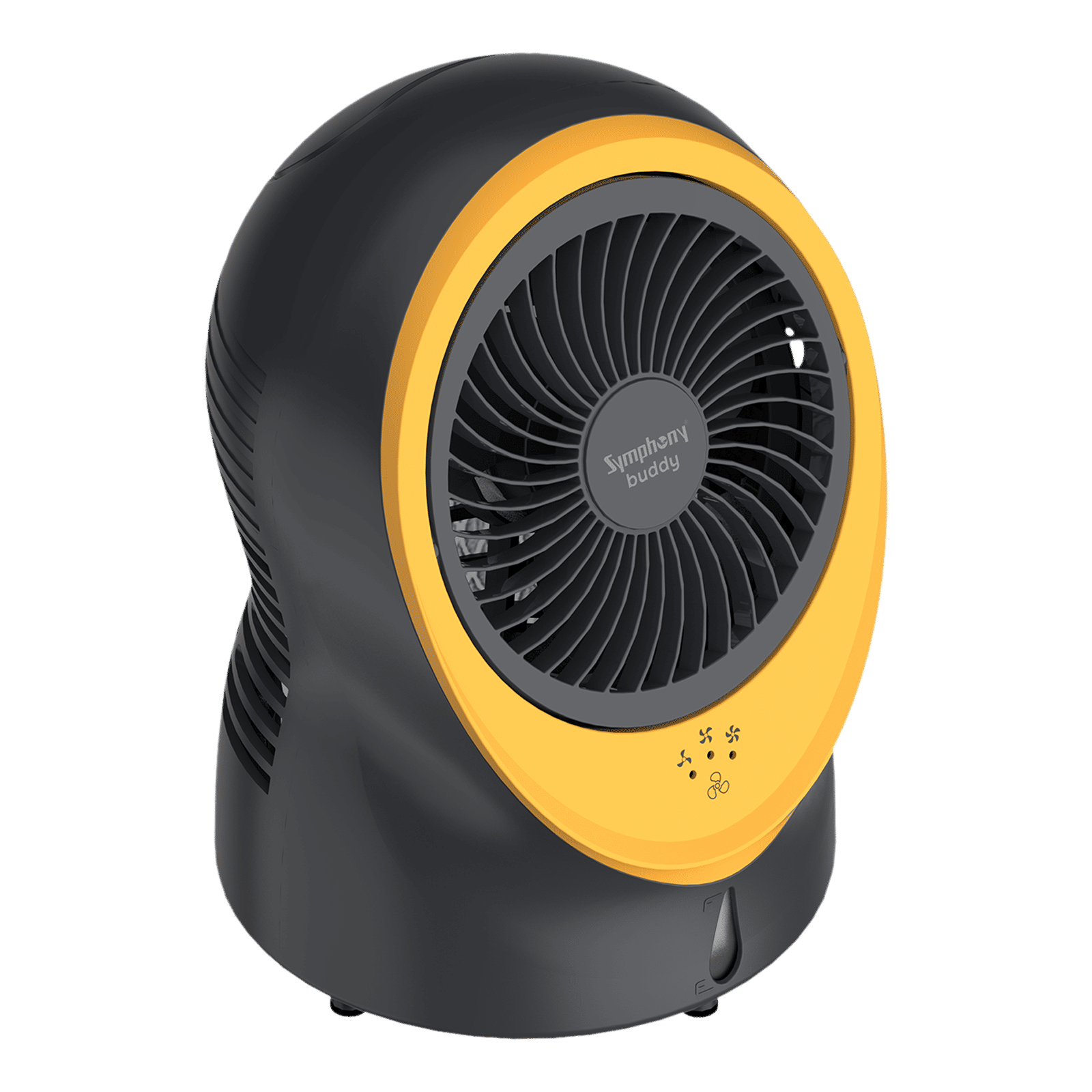 Symphony Buddy 1 Litre Personal Air Cooler with Whisper Quiet Operation (Touch Control, Yellow)_5