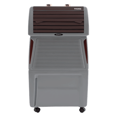Symphony Touch 40 Litres Desert Air Cooler with CFD Technology (Inverter Compatible, Grey & Brown)