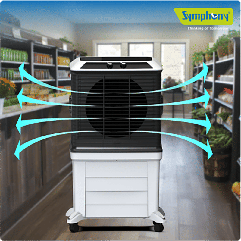 Symphony Arctic Circle 120 Litres Desert Air Cooler with i-Pure+ Technology (Inverter Compatible, Grey & Black)_9