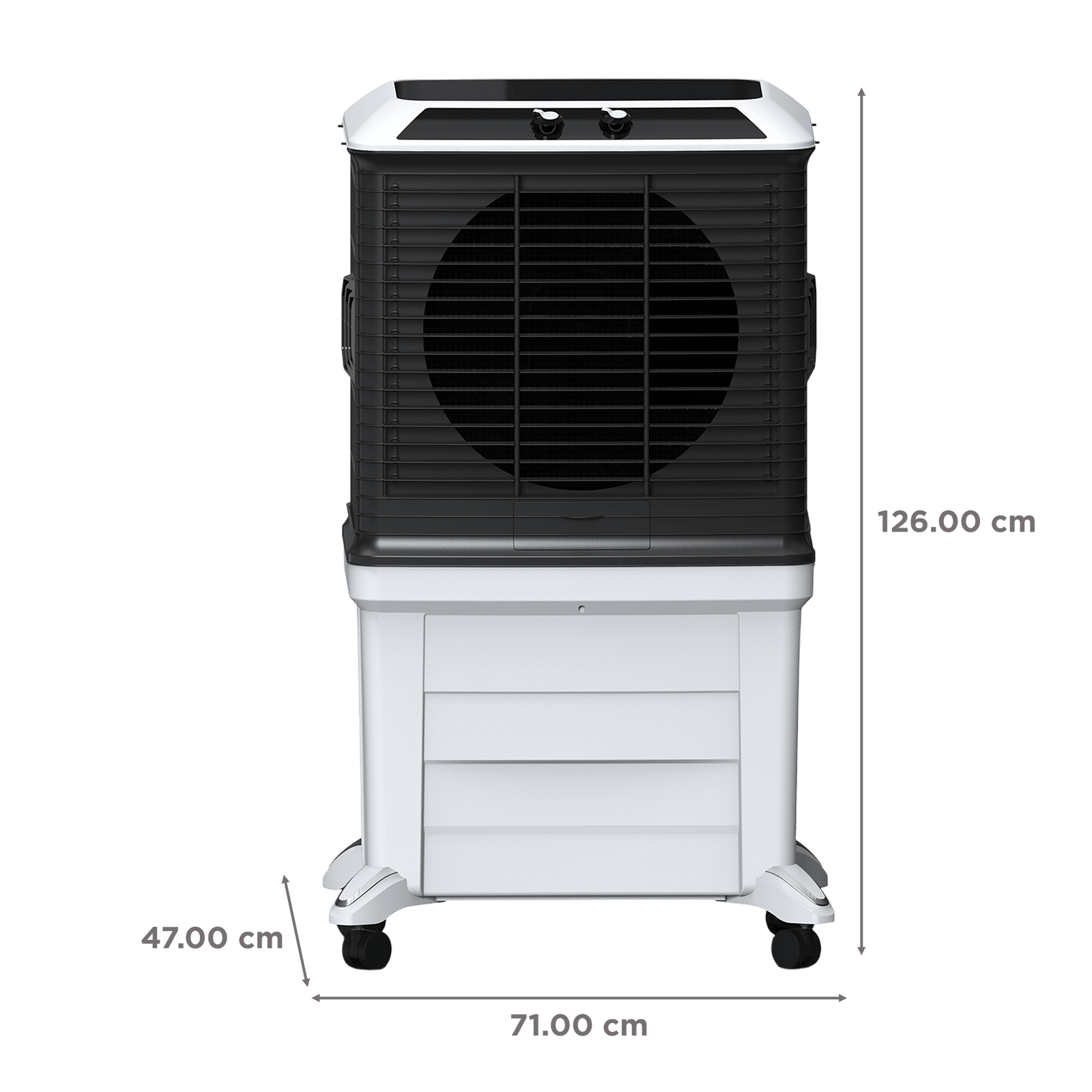 Symphony Arctic Circle 120 Litres Desert Air Cooler with i-Pure+ Technology (Inverter Compatible, Grey & Black)_2