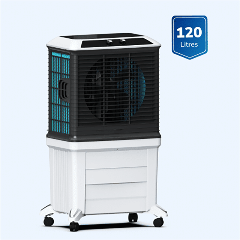 Symphony Arctic Circle 120 Litres Desert Air Cooler with i-Pure+ Technology (Inverter Compatible, Grey & Black)_4
