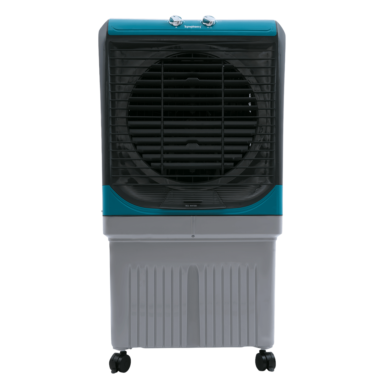 Symphony Maxwind 100EX 100 Litres Desert Air Cooler with CFD Technology (Inverter Compatible, Grey & Blue)_1