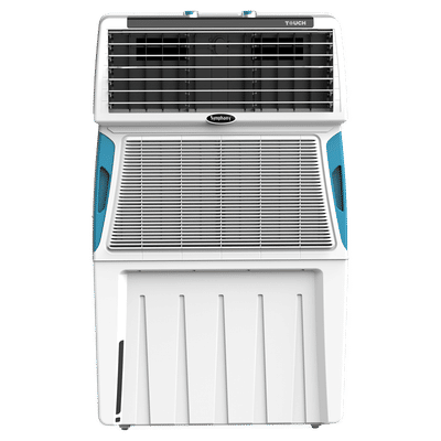 Symphony Touch 115 Litres Desert Air Cooler with CFD Technology (Inverter Compatible, White)