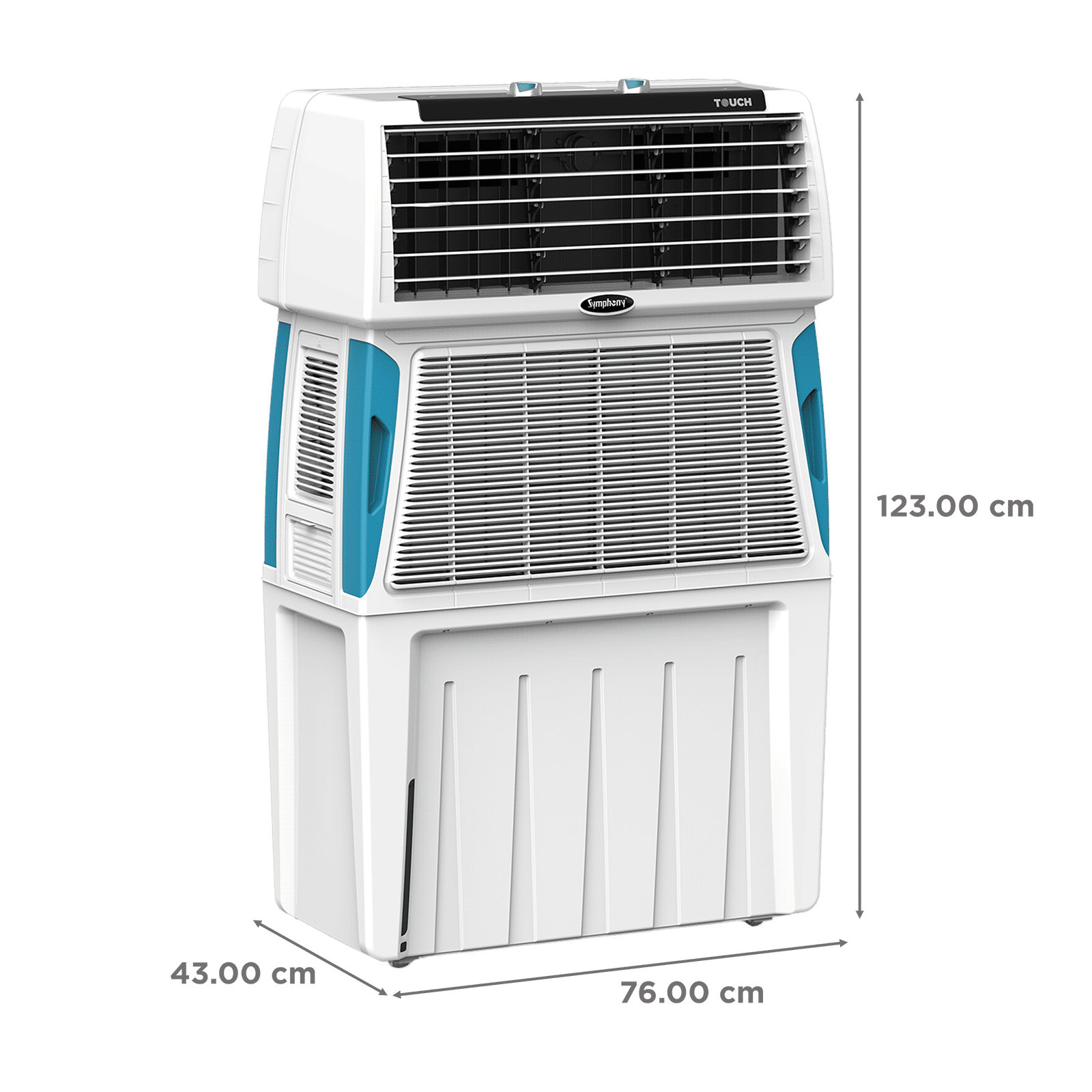 Symphony Touch 115 Litres Desert Air Cooler with CFD Technology (Inverter Compatible, White) Symphony Touch 115 Litres Desert Air Cooler with CFD Technology (Inverter Compatible, White)_2