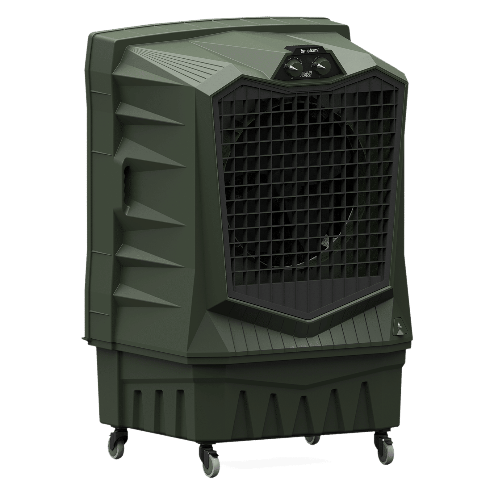 Symphony Air Force 100 Litres Desert Air Cooler with Xtra Power Jet Fan (Inverter Compatible, Militry Green)_5