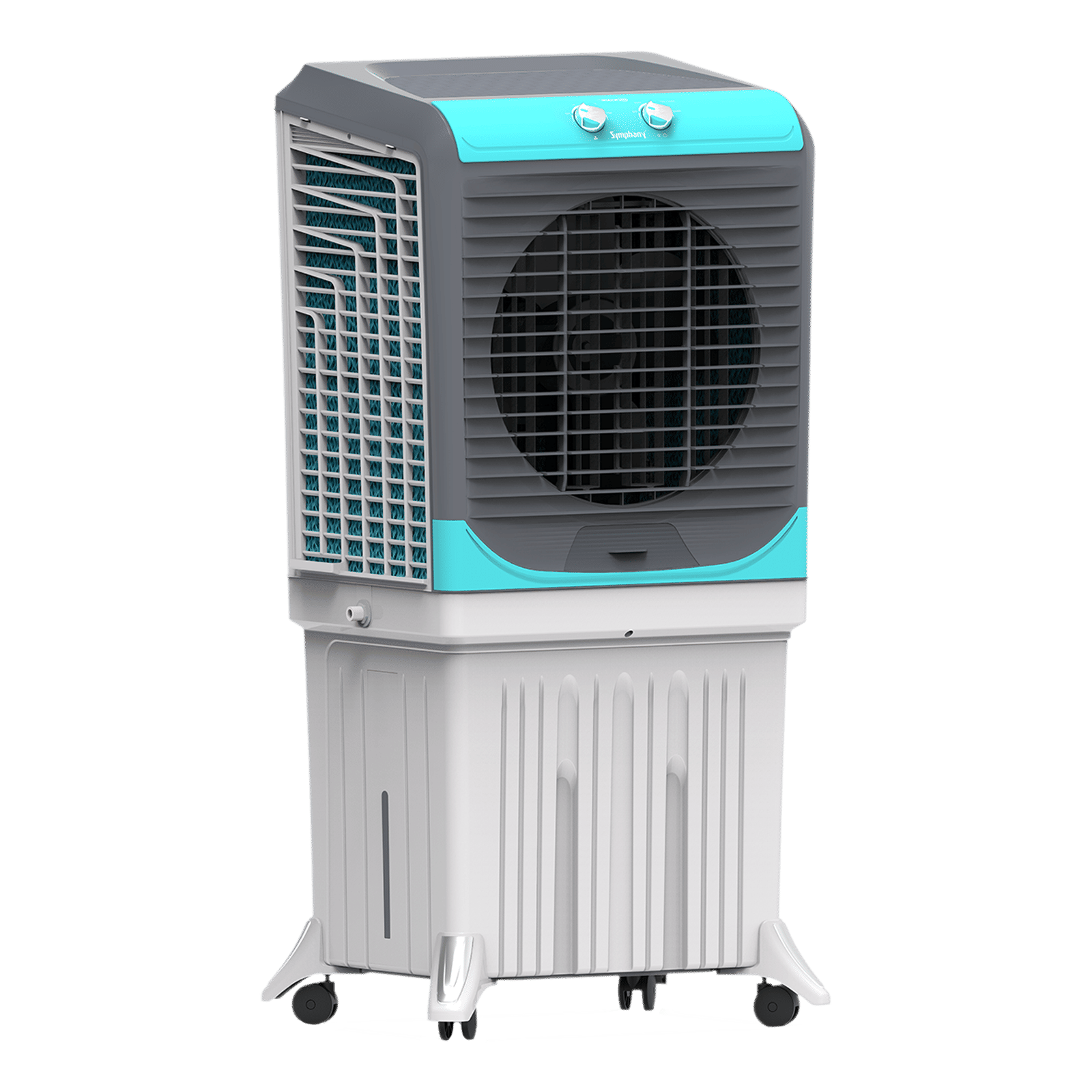 Symphony Maxwind 120EX 120 Litres Desert Air Cooler with CFD Technology (Inverter Compatible, Grey & Blue)_5