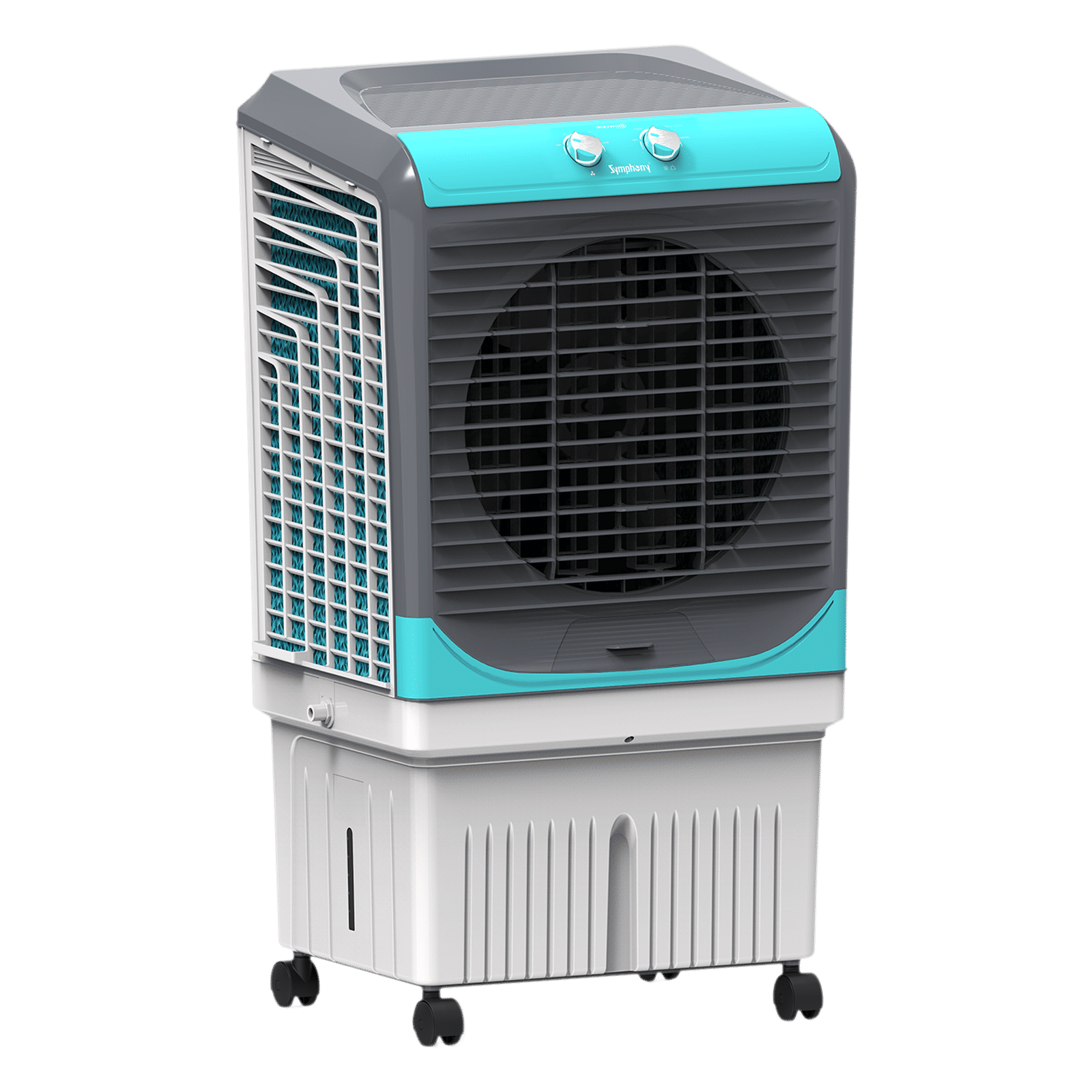 Symphony Maxwind 80EX 80 Litres Desert Air Cooler with CFD Technology (Inverter Compatible, Grey & Blue)_5