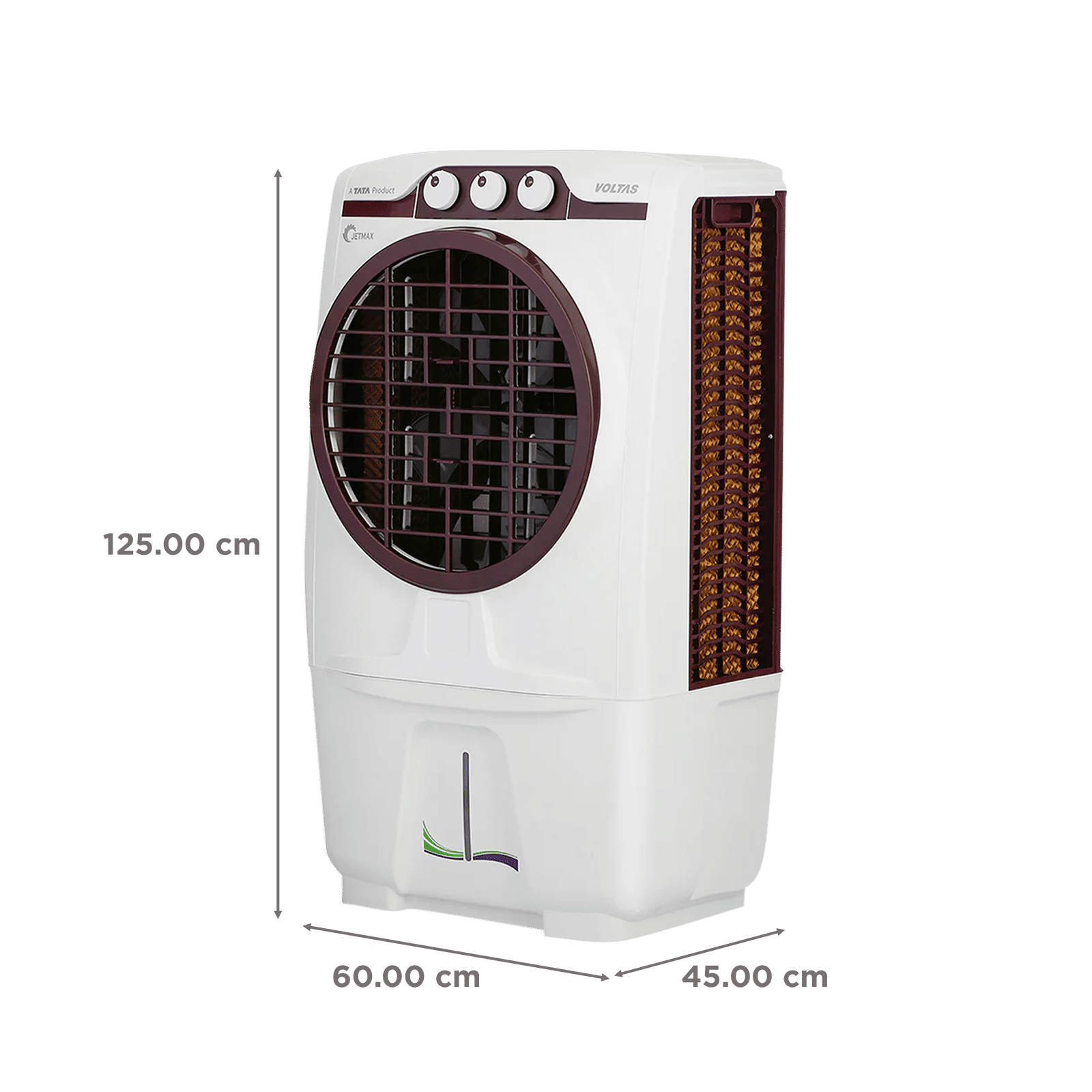 VOLTAS JetMax 90 Litres Desert Air Cooler with Smart Humidity Control (Dust Filter, White)_2