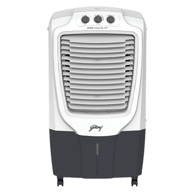 Godrej CoolBlast 67 Litres Desert Air Cooler with Ice Drip Technology (Thermal Overload Protection, White & Grey)