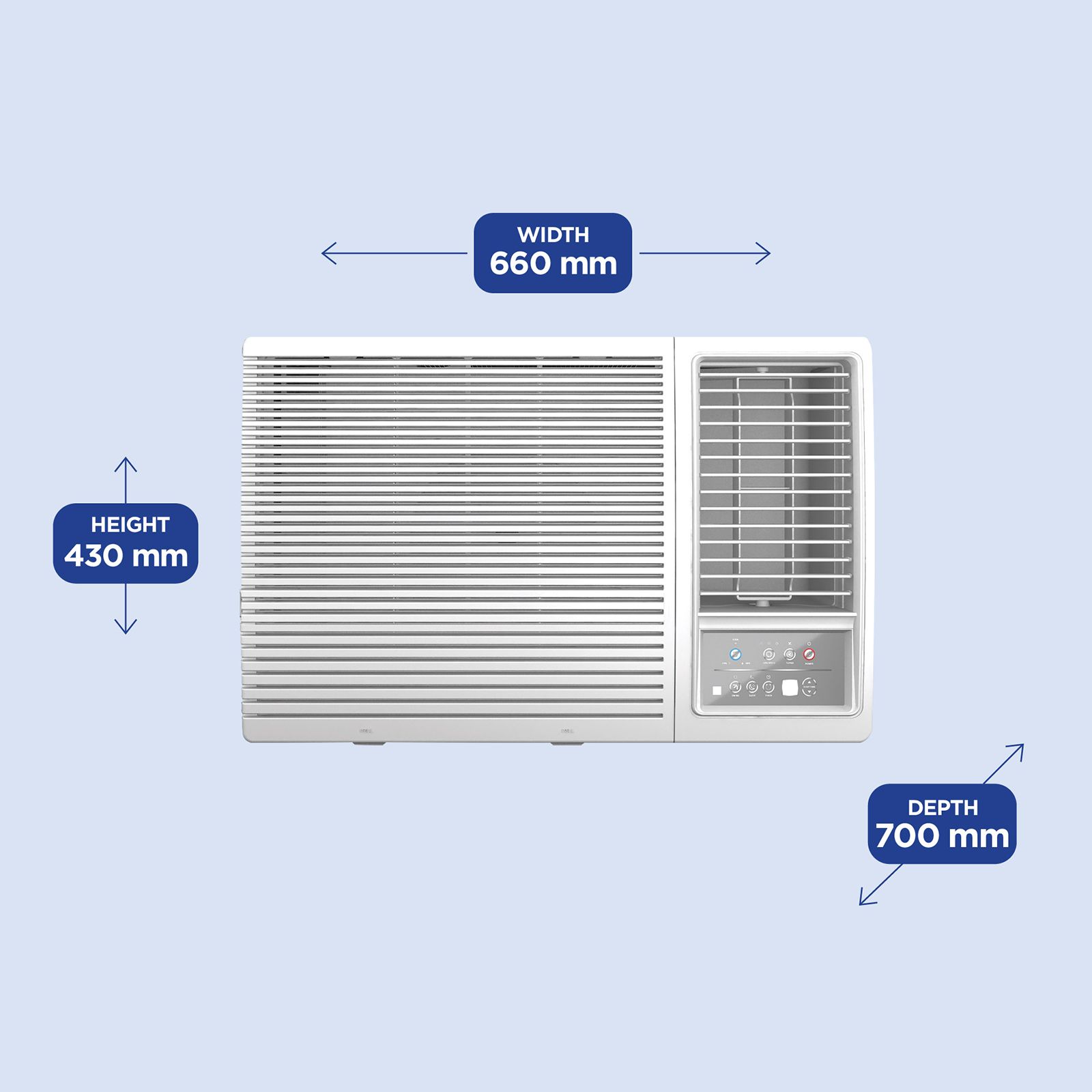 Carrier ESTRELLA FXi 1.5 Ton 5 Star Inverter Window AC (Copper Condenser, Dust Filter, CIW19EC5R35F0) Carrier ESTRELLA FXi 1.5 Ton 5 Star Inverter Window AC (Copper Condenser, Dust Filter, CIW19EC5R35F0)_6
