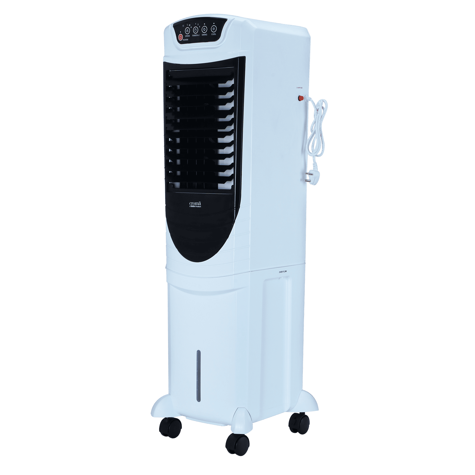 Croma 35 Litres Tower Air Cooler with Four-Way Air Deflection System (Powerful Airflow, White & Black) Croma 35 Litres Tower Air Cooler with Four-Way Air Deflection System (Powerful Airflow, White & Black)_6