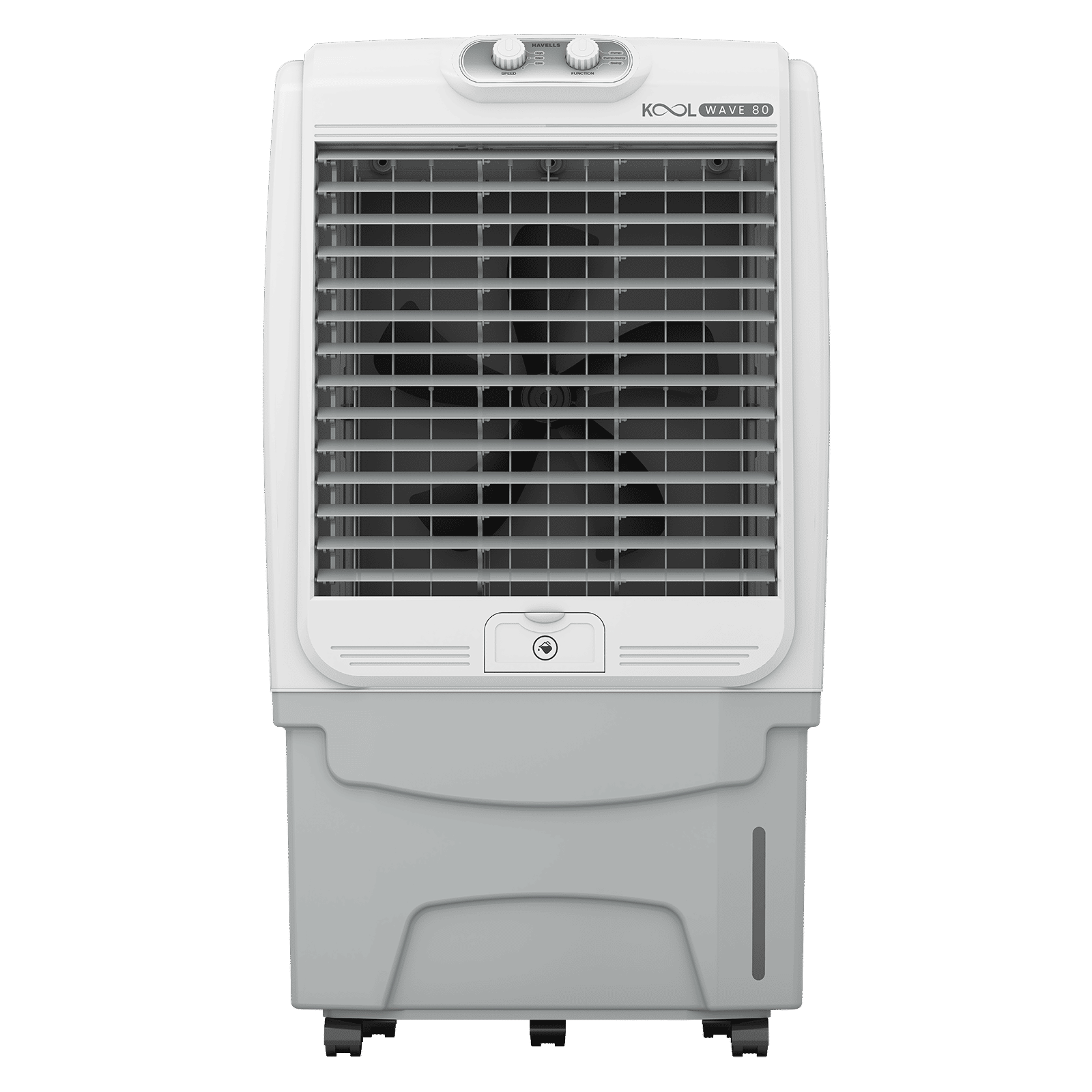 Havells KoolWave 80 Litres Desert Air Cooler with Bacteria Shield Honeycomb Cooling Pad Technology (Dual Flow Technology, White & Grey) Havells KoolWave 80 Litres Desert Air Cooler with Bacteria Shield Honeycomb Cooling Pad Technology (Dual Flow Technology, White & Grey)_1