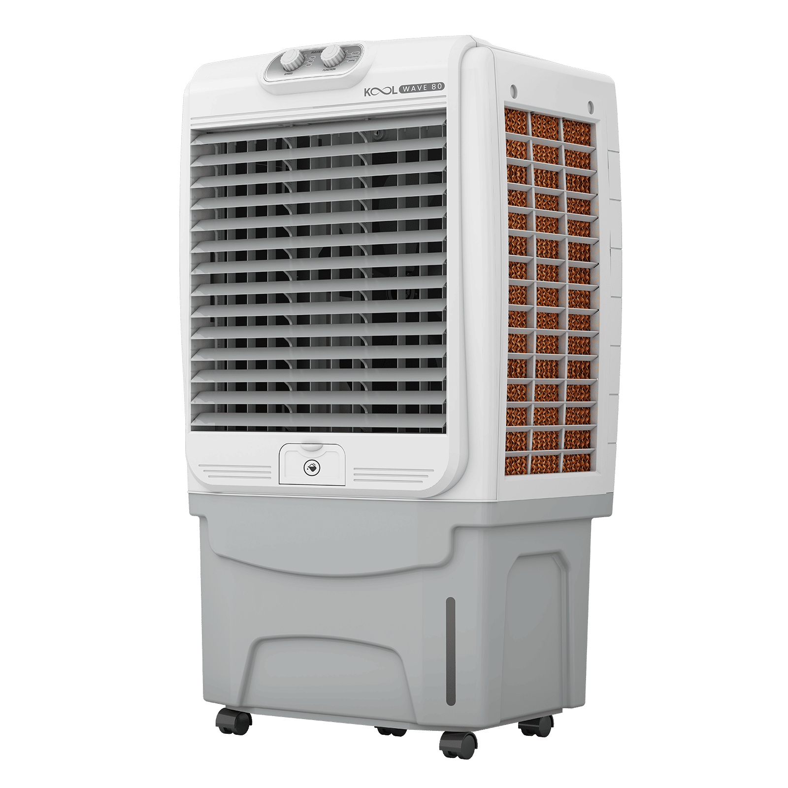 Havells KoolWave 80 Litres Desert Air Cooler with Bacteria Shield Honeycomb Cooling Pad Technology (Dual Flow Technology, White & Grey) Havells KoolWave 80 Litres Desert Air Cooler with Bacteria Shield Honeycomb Cooling Pad Technology (Dual Flow Technology, White & Grey)_4