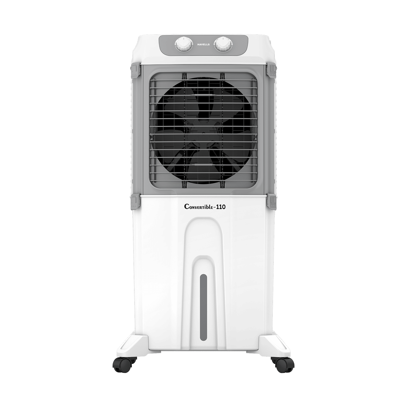 Havells Convertible 110 Litres Desert Air Cooler with Dual Flow Technology (Metal Blade Fan, White & Grey) Havells Convertible 110 Litres Desert Air Cooler with Dual Flow Technology (Metal Blade Fan, White & Grey)_1