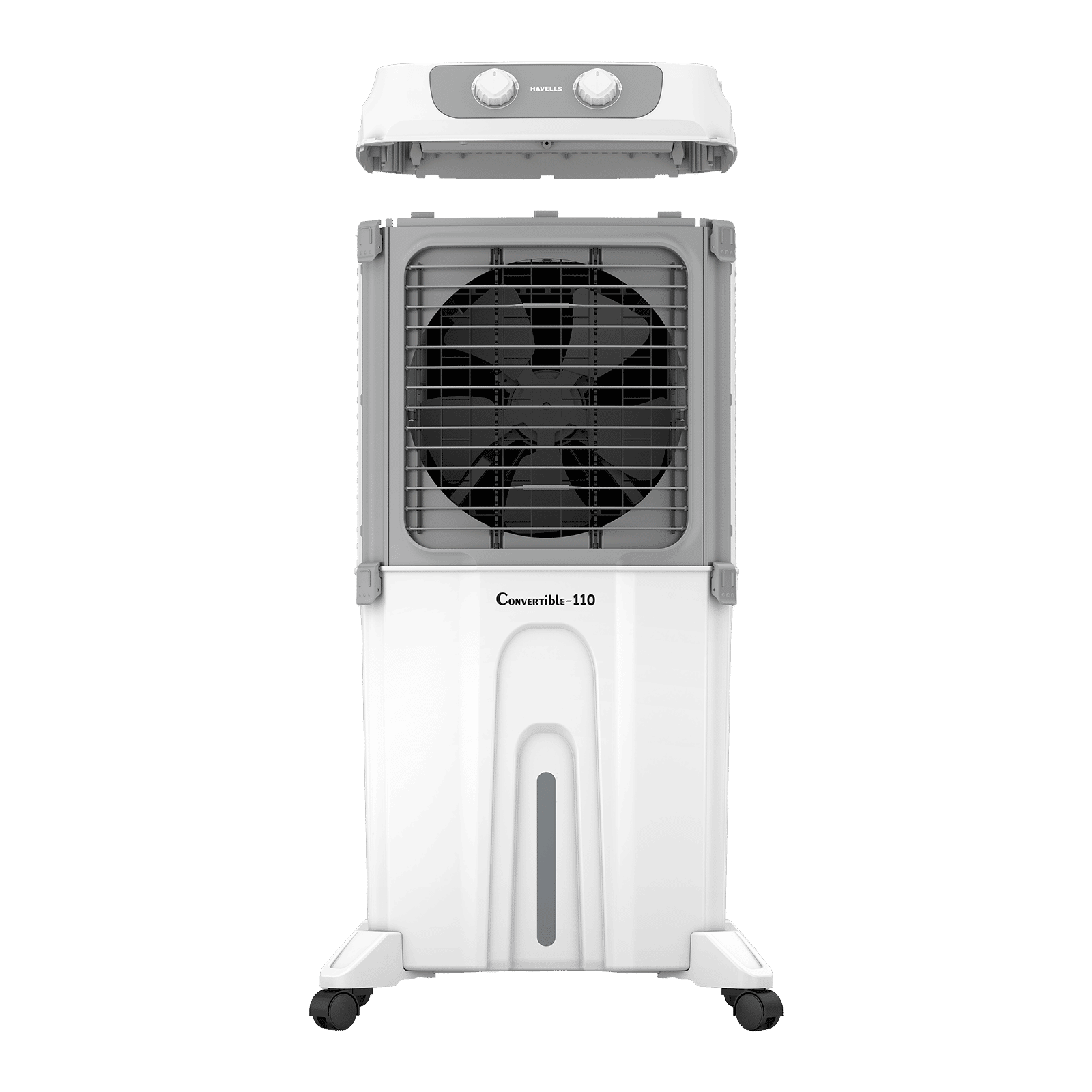 Havells Convertible 110 Litres Desert Air Cooler with Dual Flow Technology (Metal Blade Fan, White & Grey) Havells Convertible 110 Litres Desert Air Cooler with Dual Flow Technology (Metal Blade Fan, White & Grey)_11