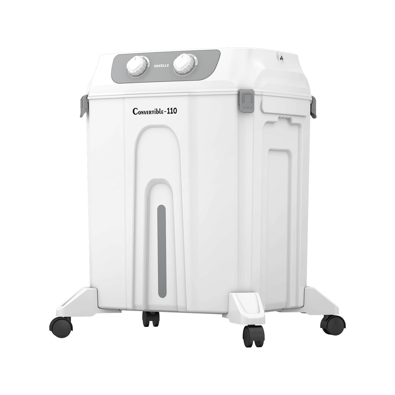 Havells Convertible 110 Litres Desert Air Cooler with Dual Flow Technology (Metal Blade Fan, White & Grey) Havells Convertible 110 Litres Desert Air Cooler with Dual Flow Technology (Metal Blade Fan, White & Grey)_4